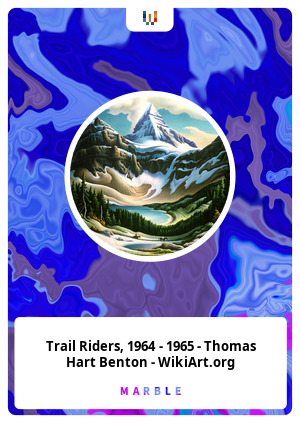 Trail Riders, 1964 - 1965 - Thomas Hart Benton - WikiArt.org