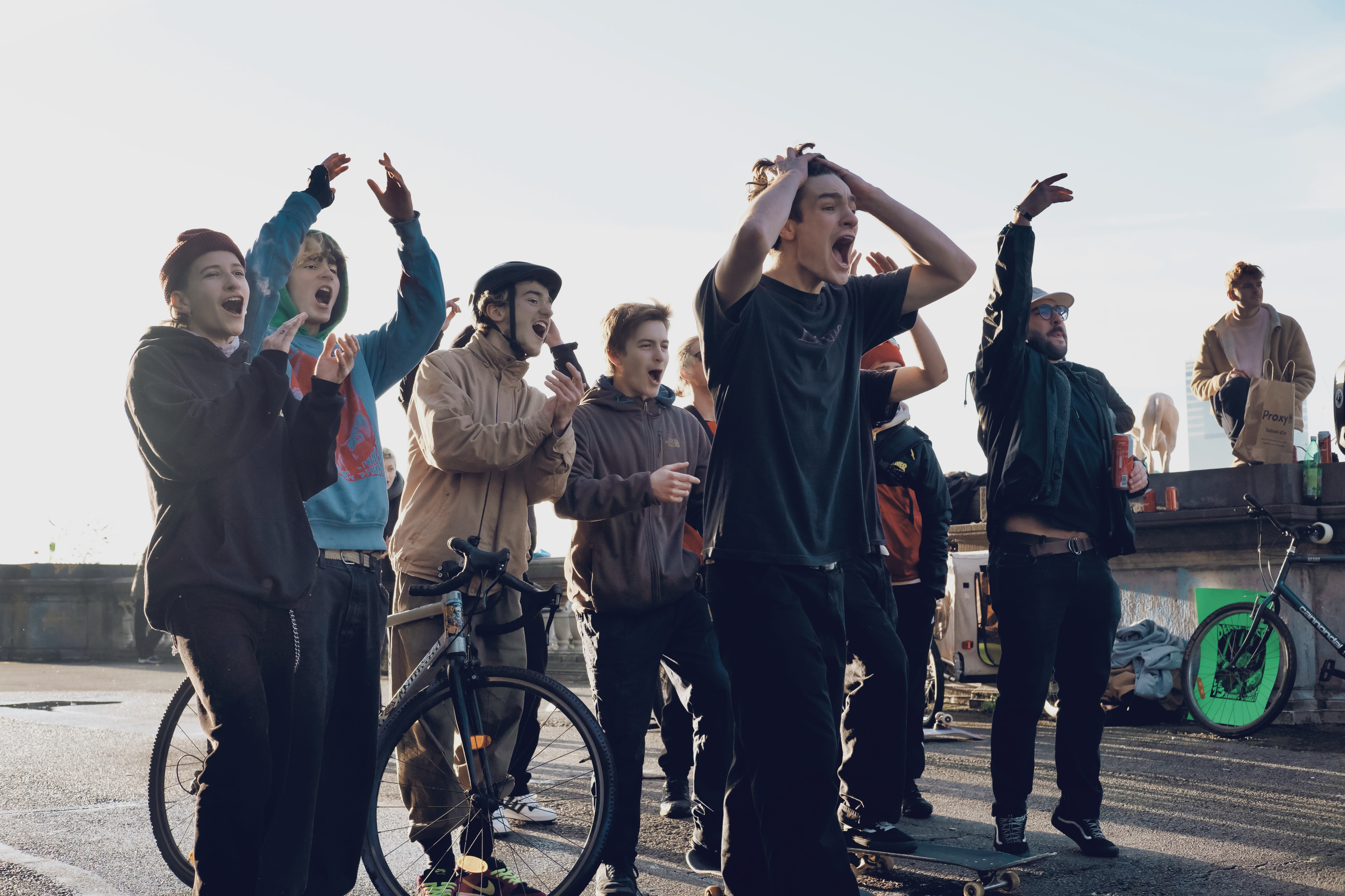 Young Skateboarders