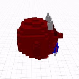 Demon head (red)
