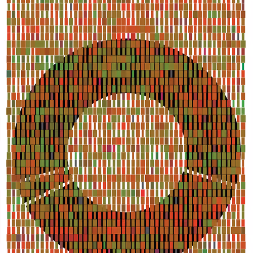 Seed Phrase Words Visualization RGBCVS White Edition