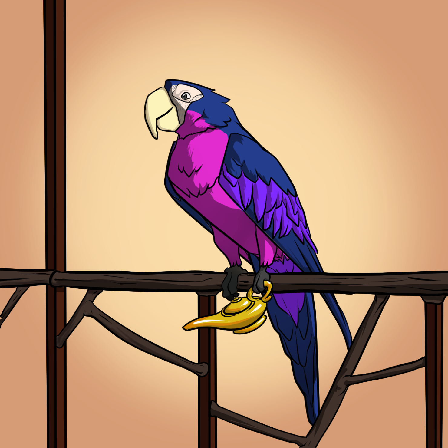 Proper Parrot Tree Club #9376
