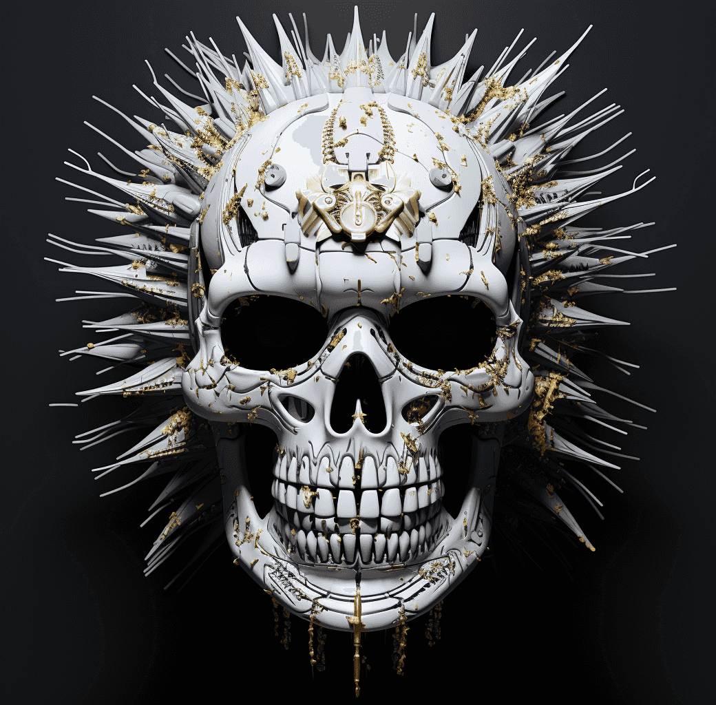 Spiked Skulls by SmokeSolid #202