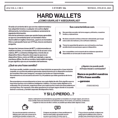 Hard Wallets (ES) #1/5