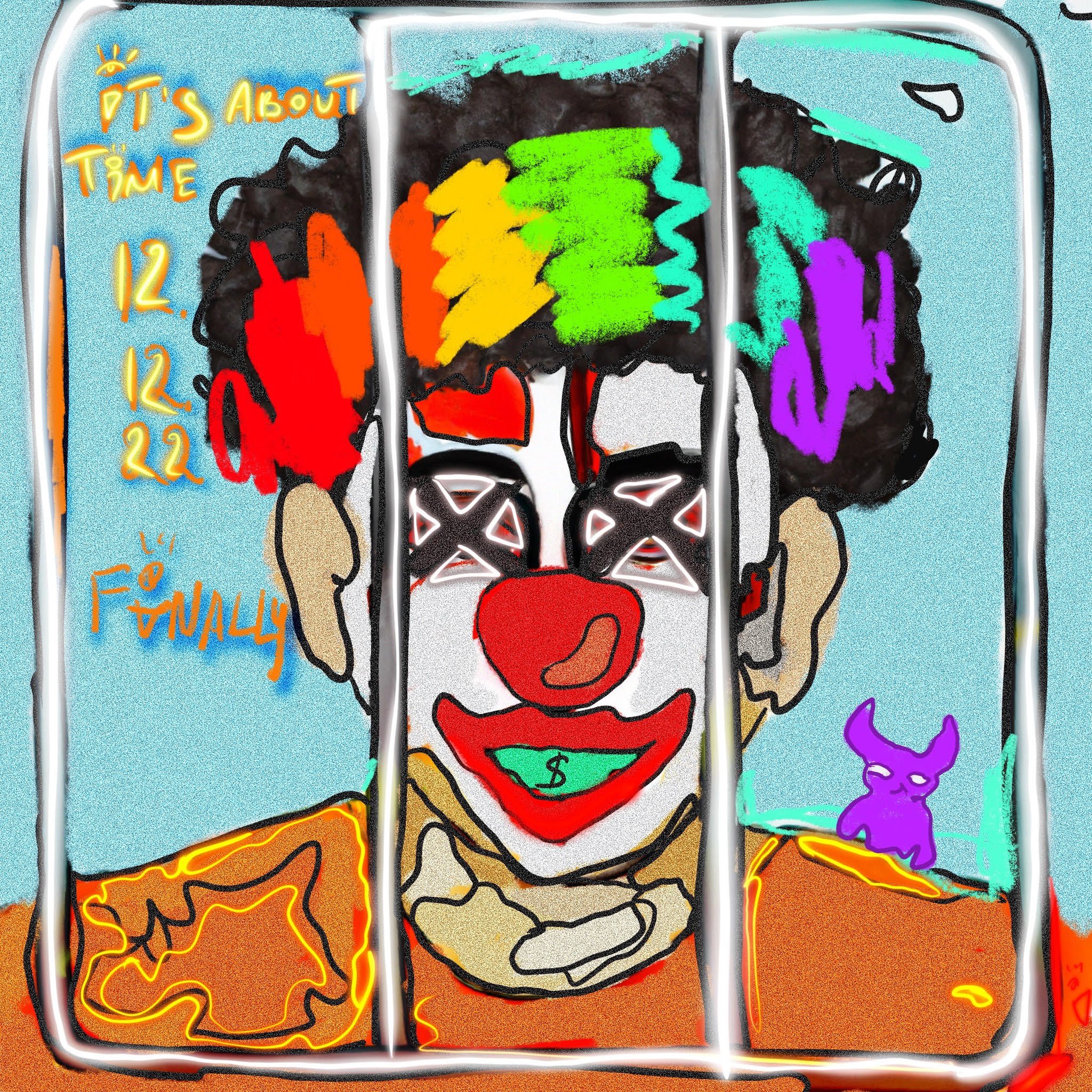 Clown got arrested 