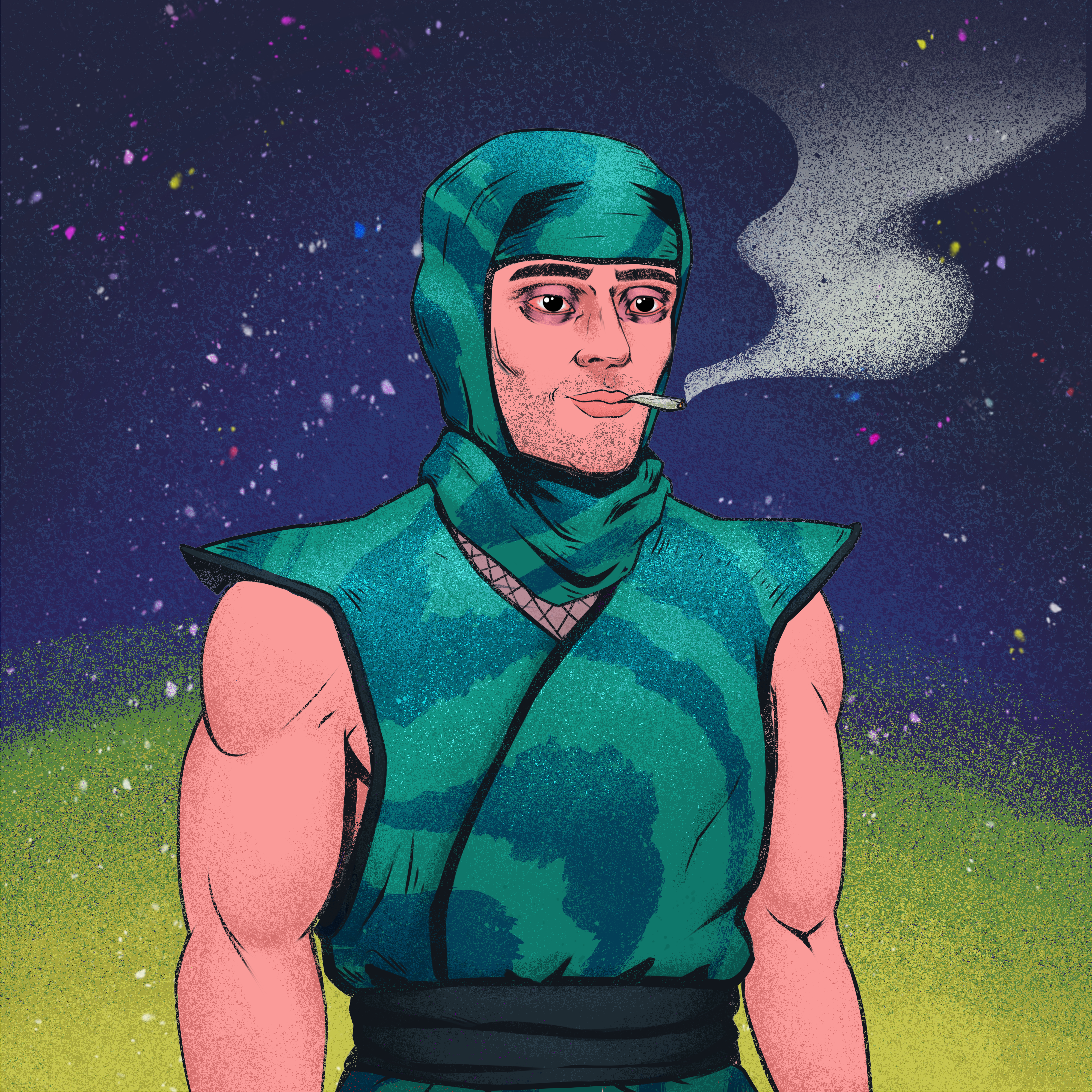 Tie Dye Ninja #1193
