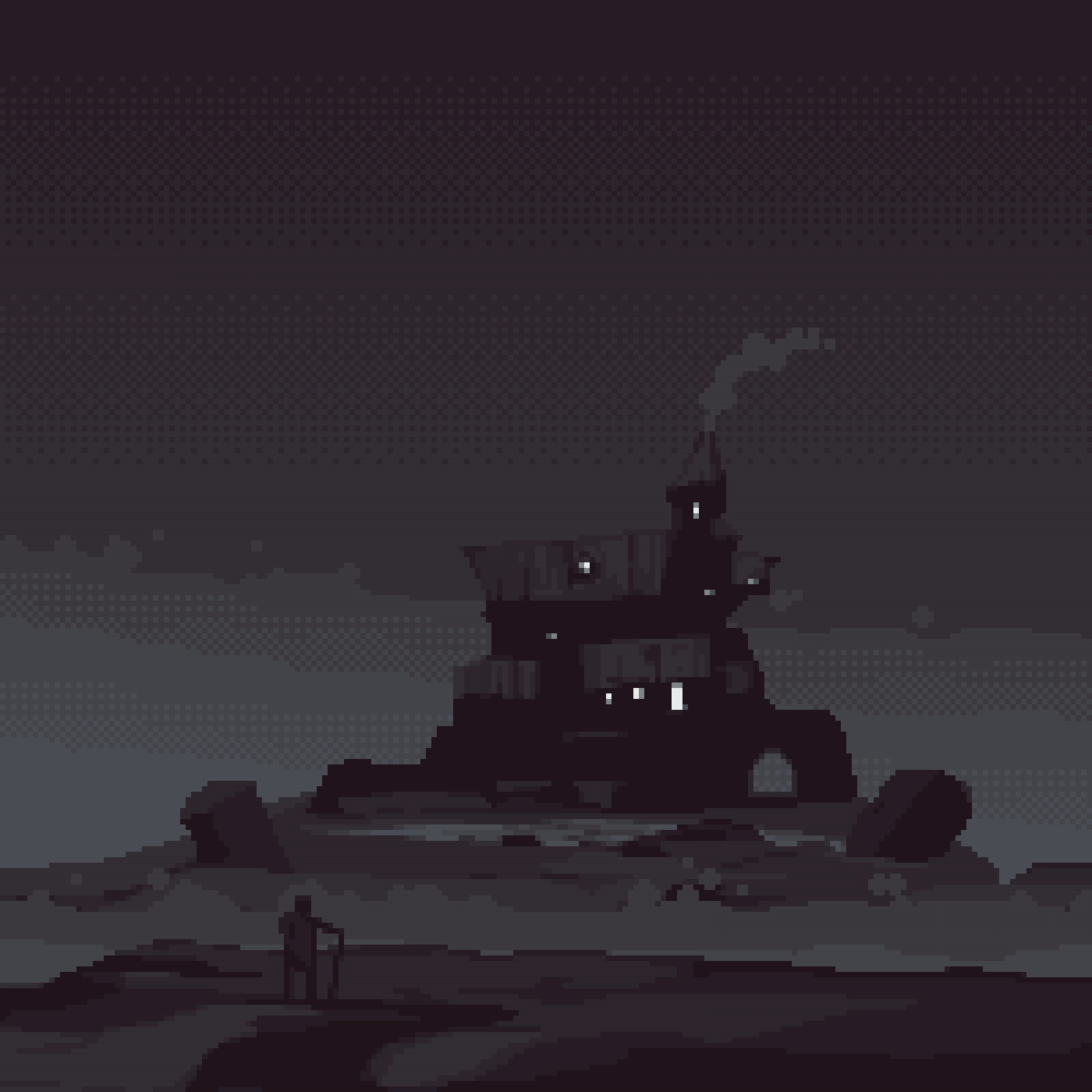 Dark mood place