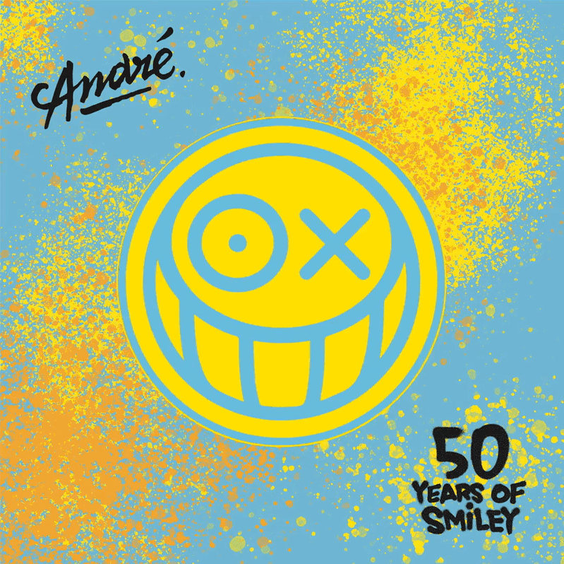 SMILEY® X ANDRÉ SARAIVA CELEBRATING 50 YEARS EXCLUSIVE (1 of 1) AIRDROP