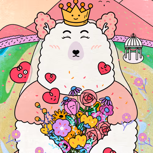Lavender Bear #14