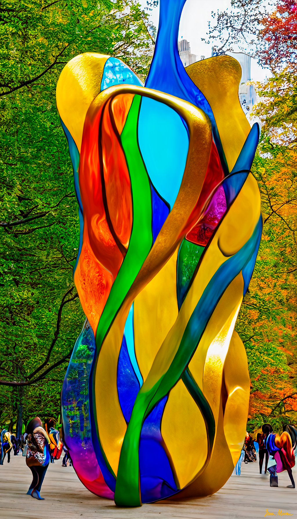 NYC Glass Art #2