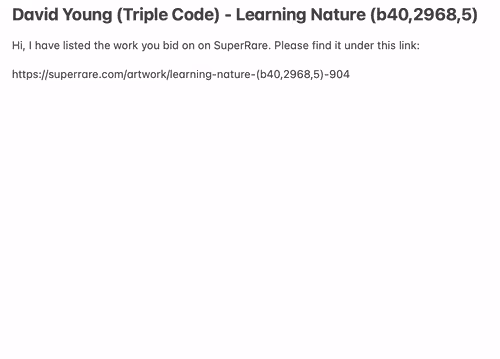 Listing of 'Learning Nature'