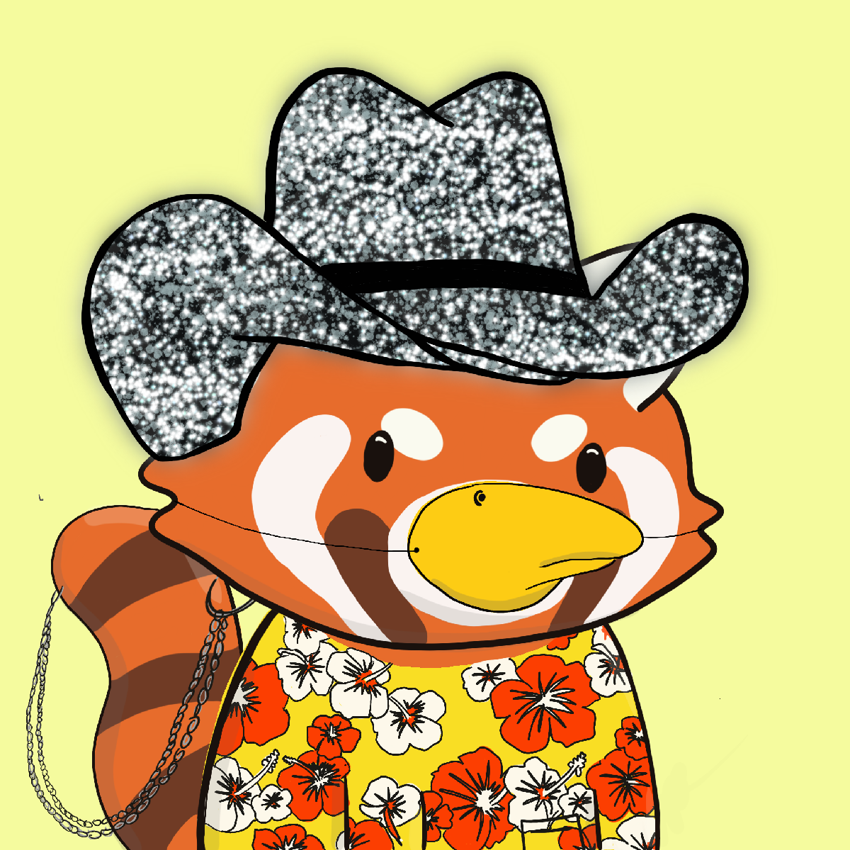 Okay Red Panda #7437