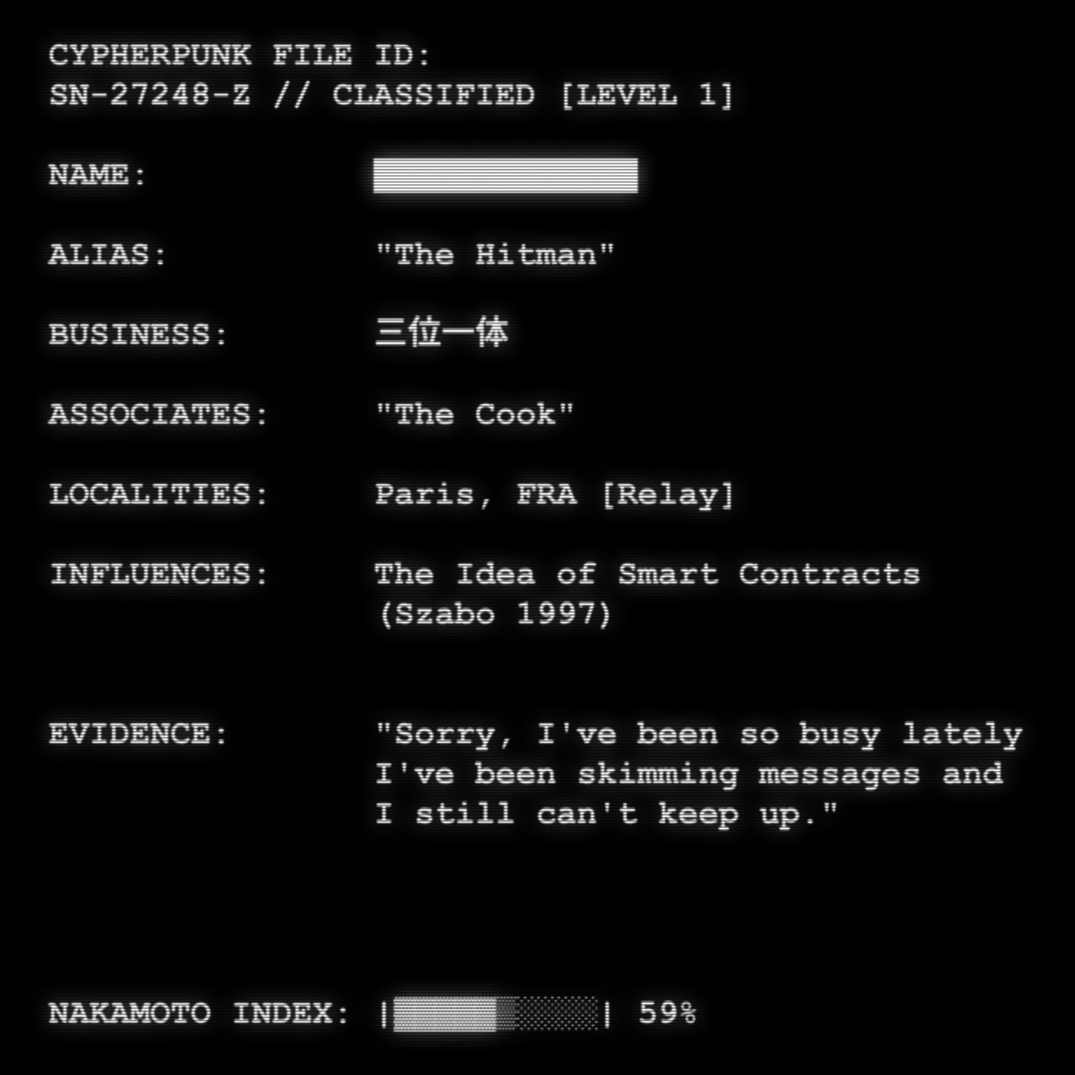 CYPHERPUNK FILES #730
