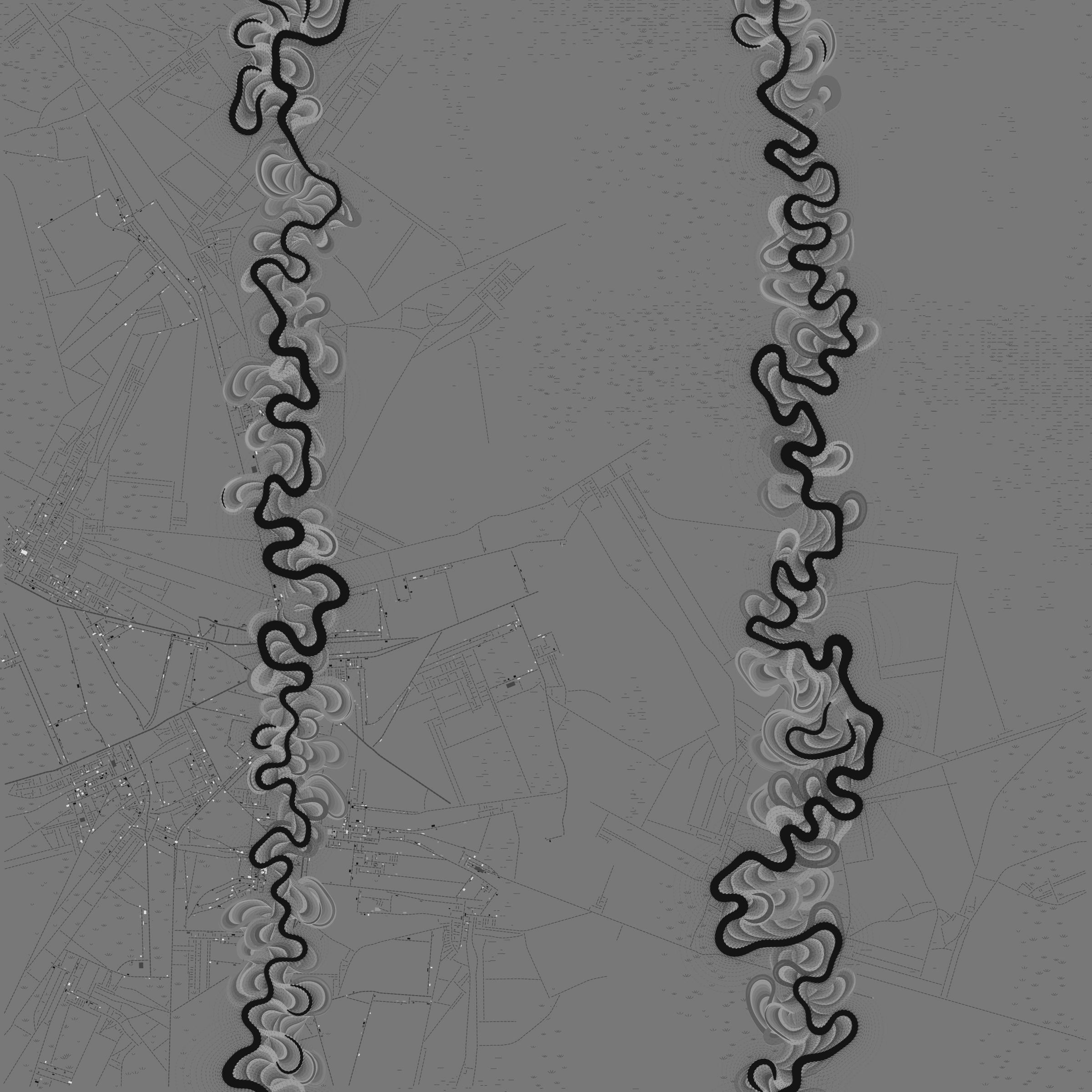 Ancient Courses of Fictional Rivers #256