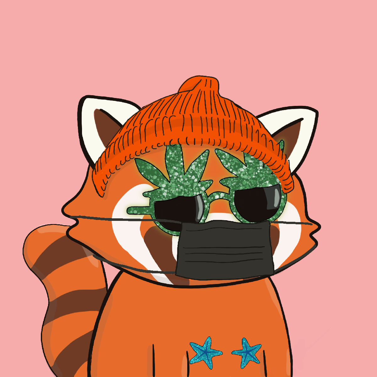 Okay Red Panda #7118