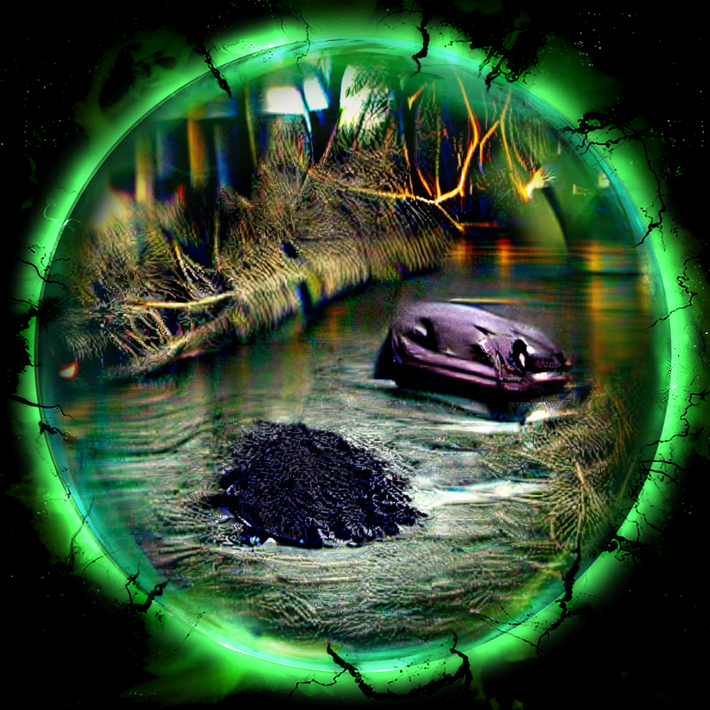 Sinking Car