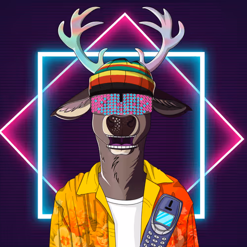 Retrowave deer #144