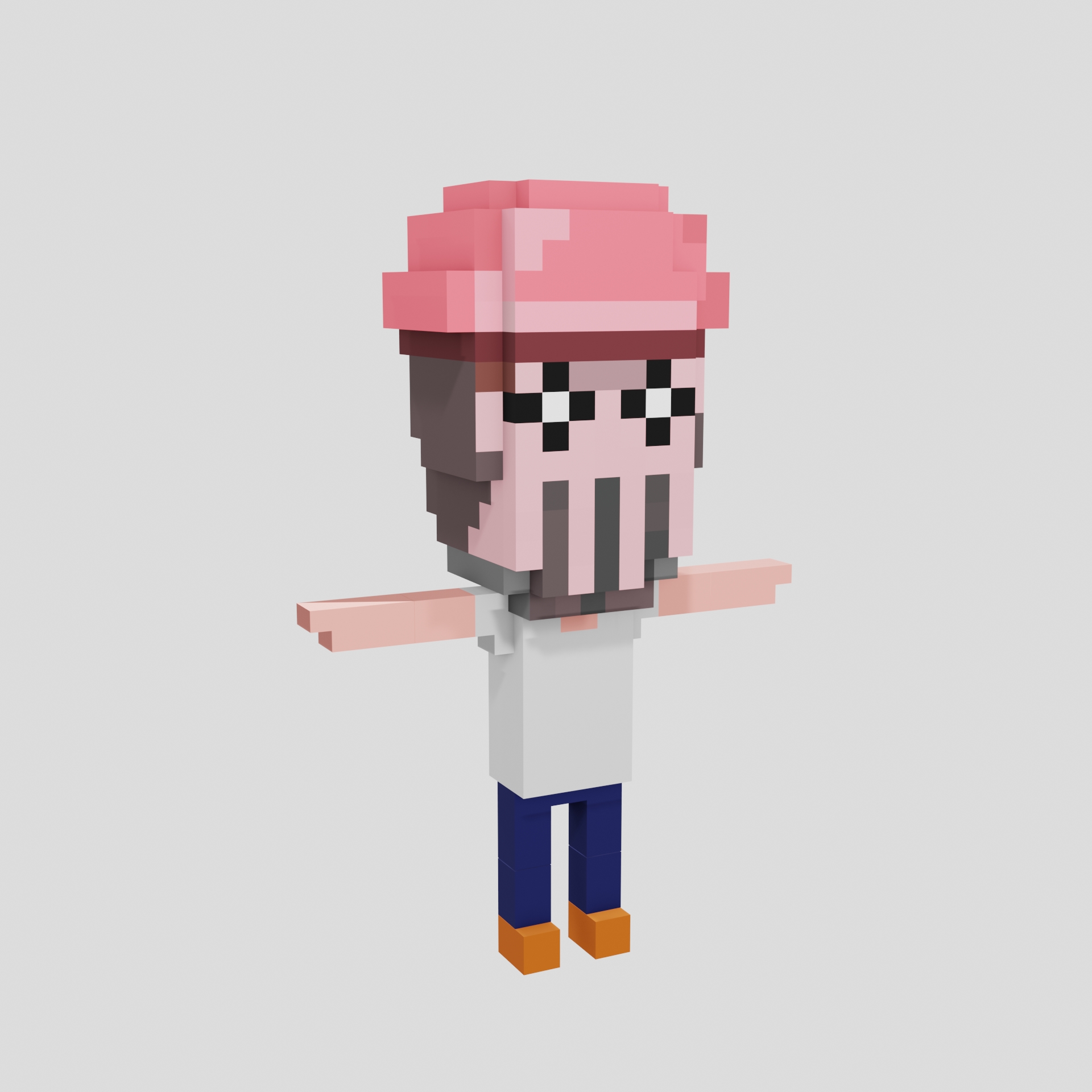 Stoned Voxel Human #Squid Alien