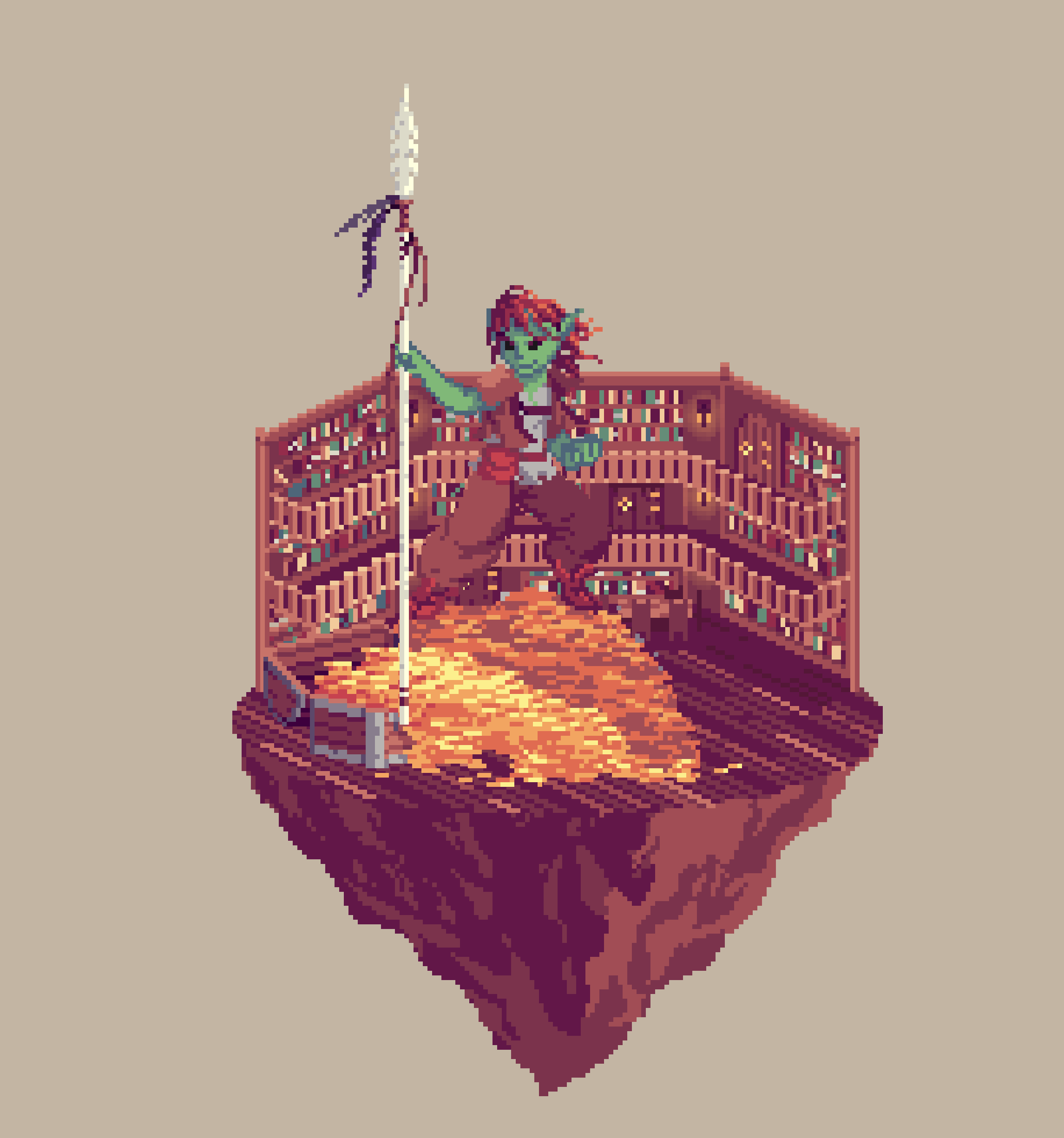 Greenback Gnome Shaman Barbarian from The Library