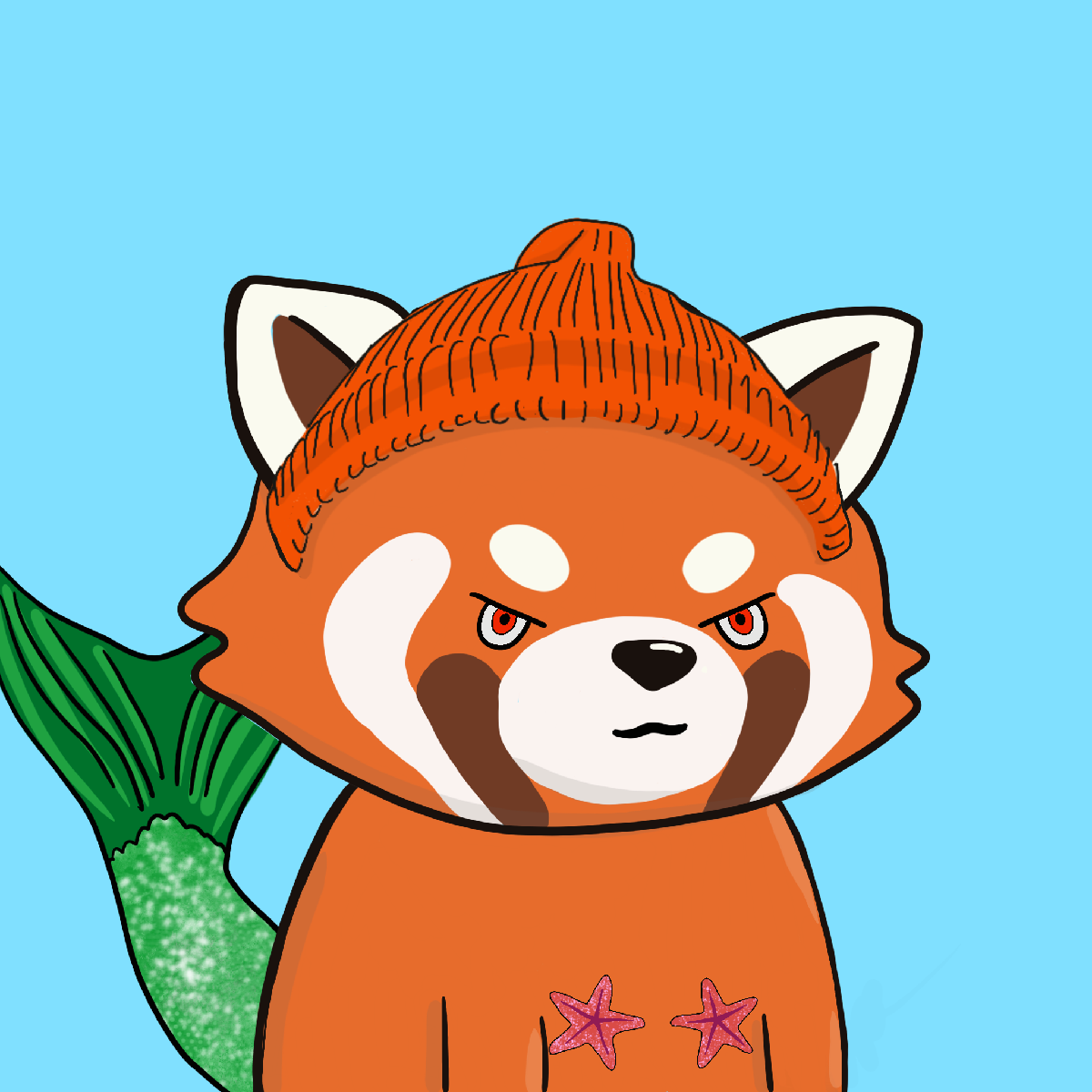 Okay Red Panda #7265