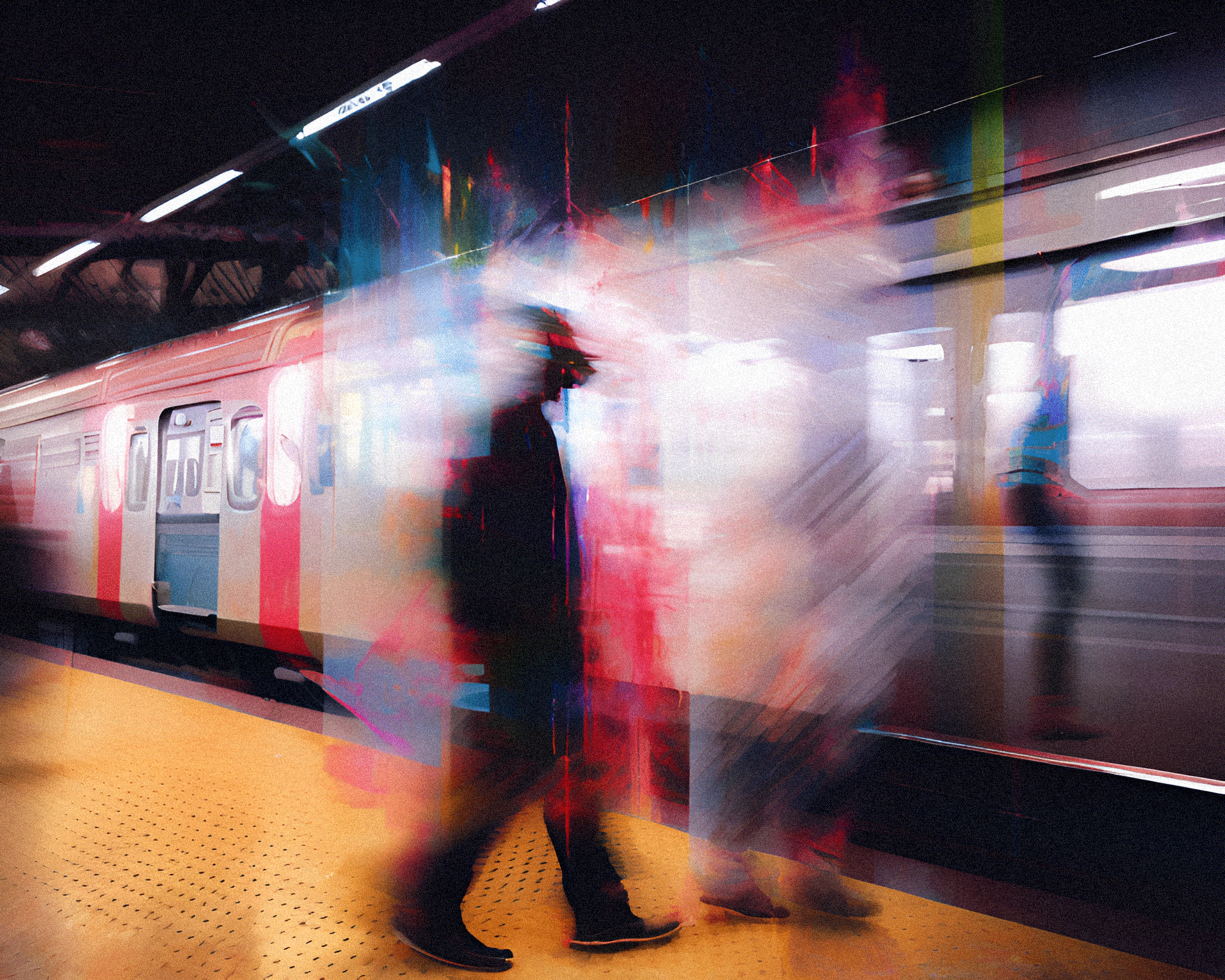 in transit
