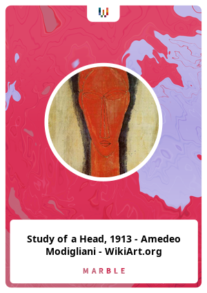 Study of a Head, 1913 - Amedeo Modigliani - WikiArt.org