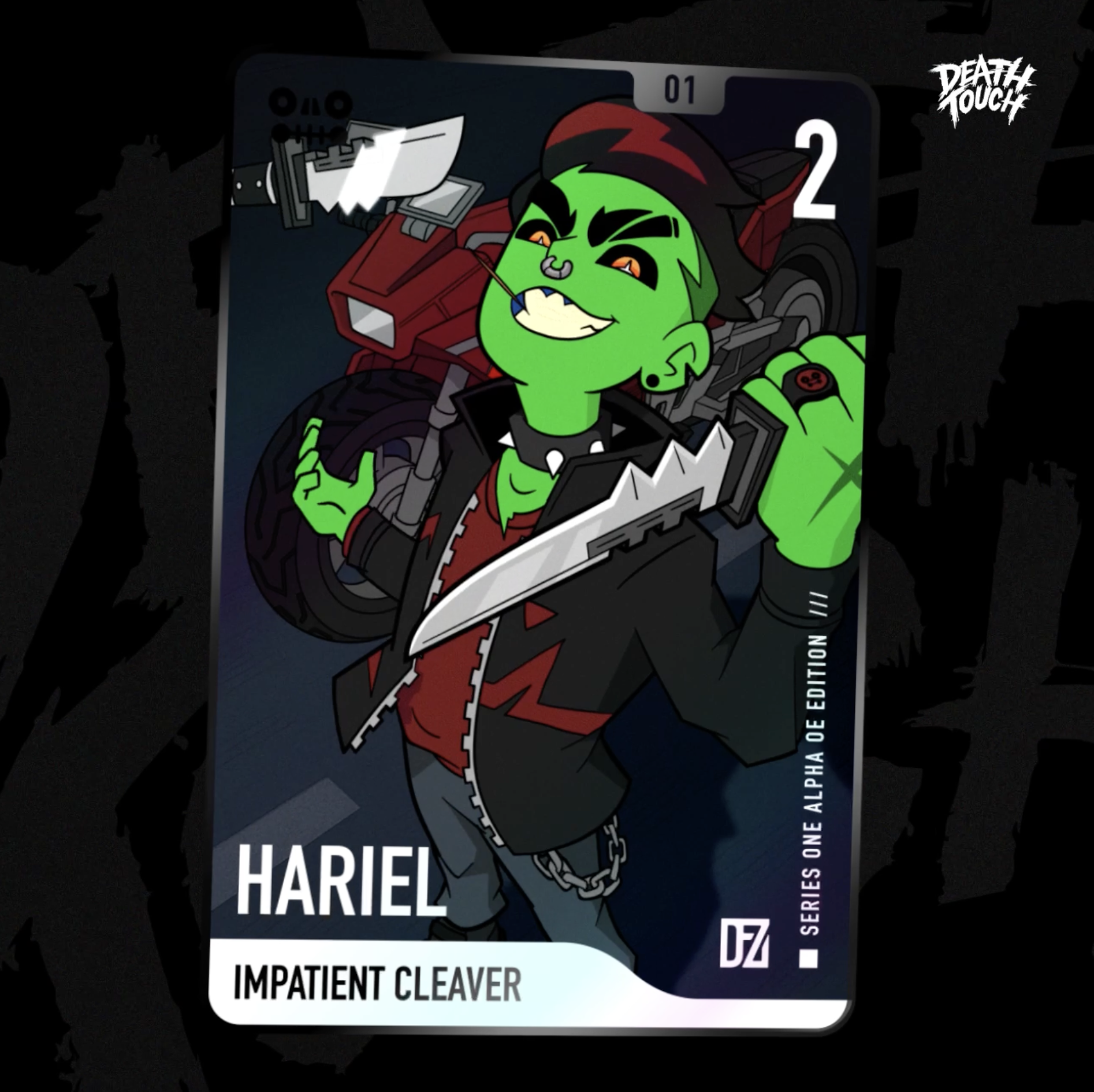 DEATH TOUCH ALPHA CARD: 02 HARIEL