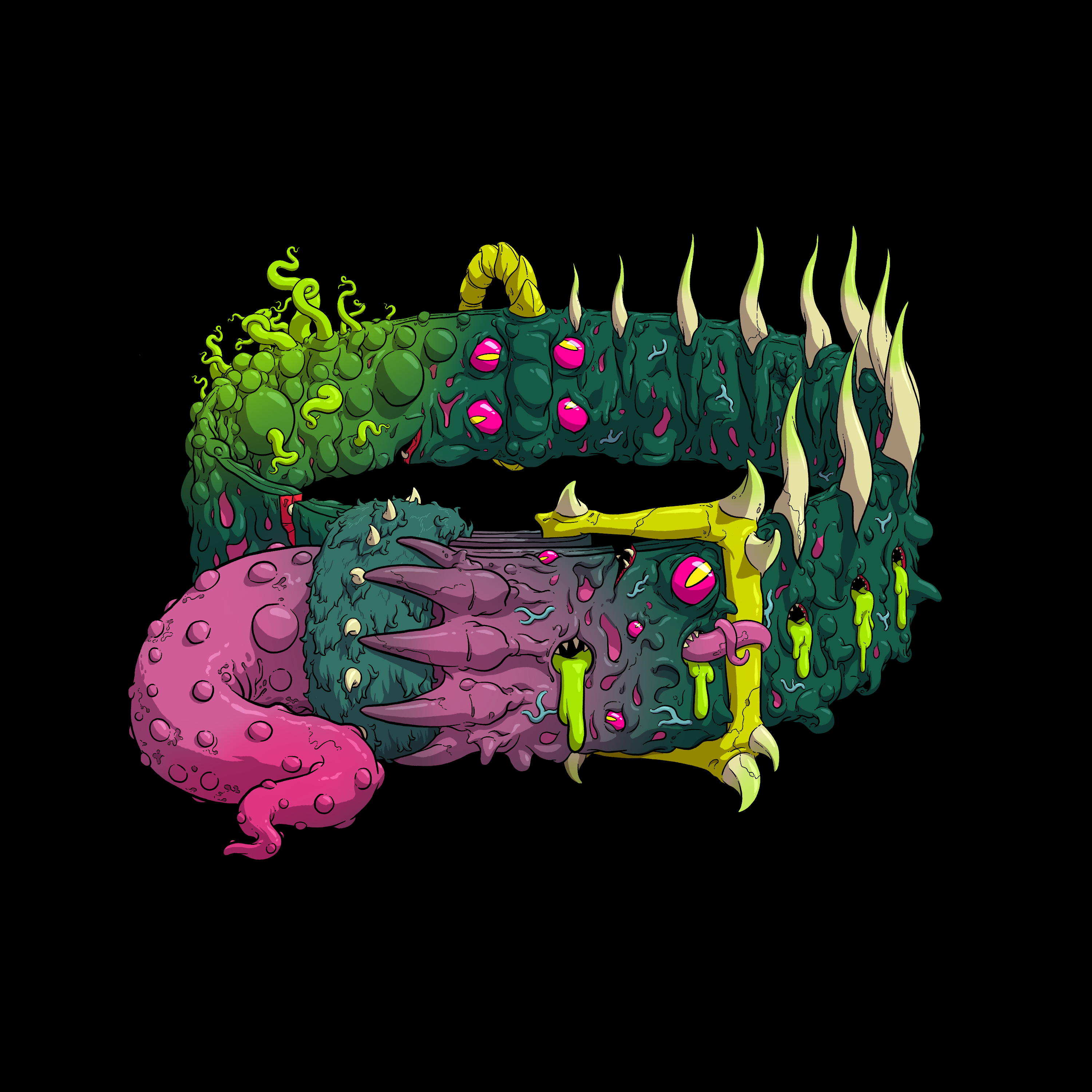 Mutant Hound Collar #6180