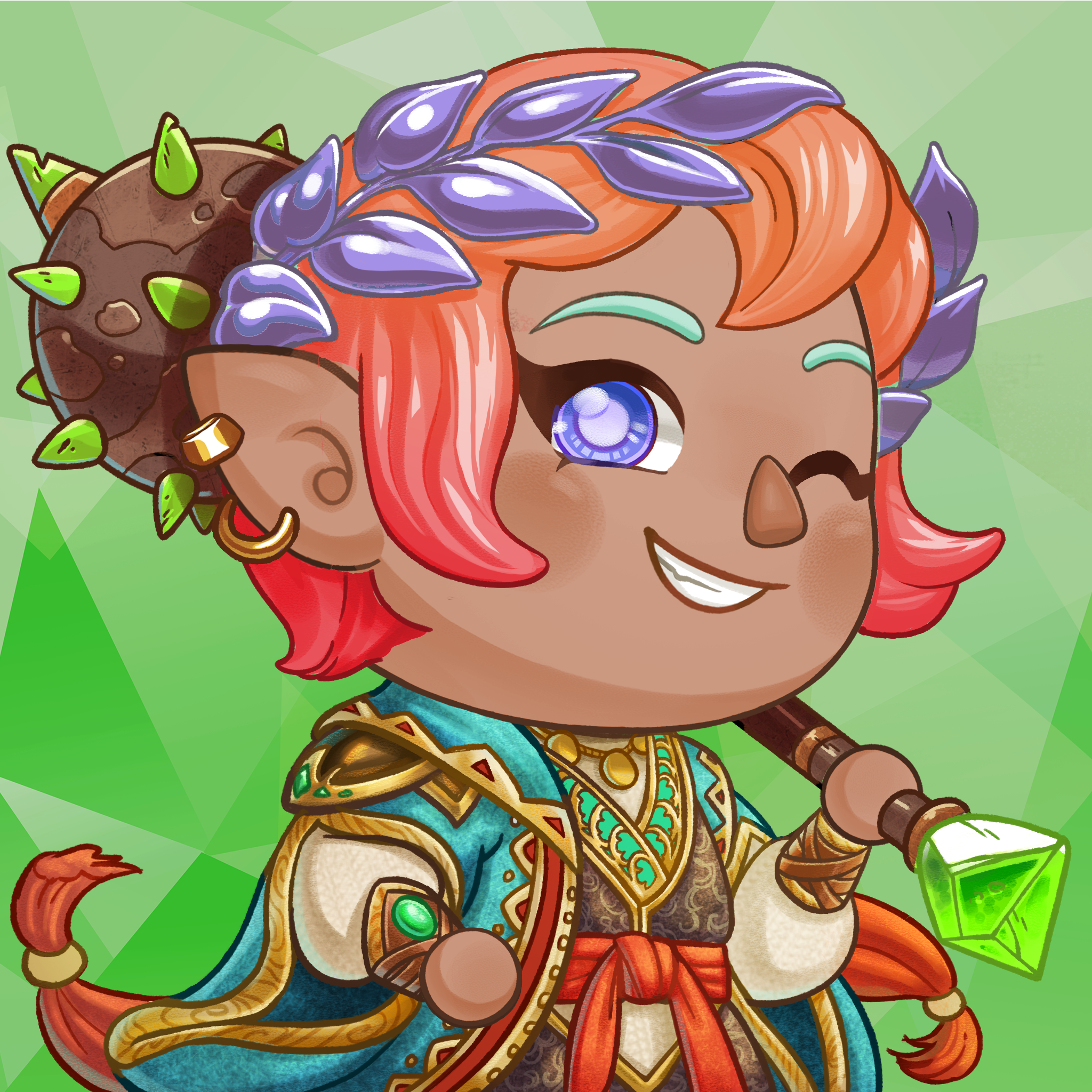 Elven Cleric V #2