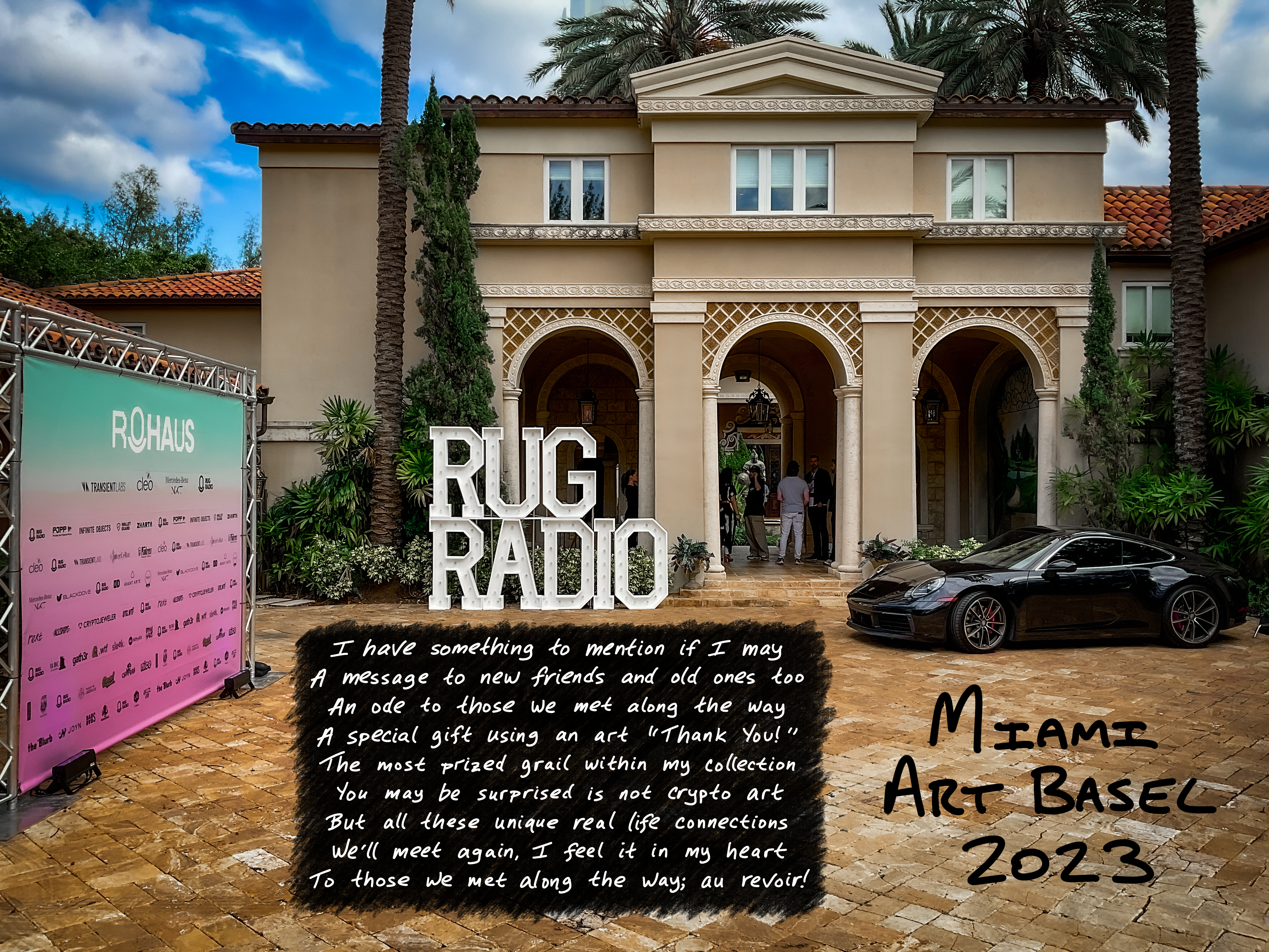 Ode To Those We Met Along The Way - Art Basel 2023