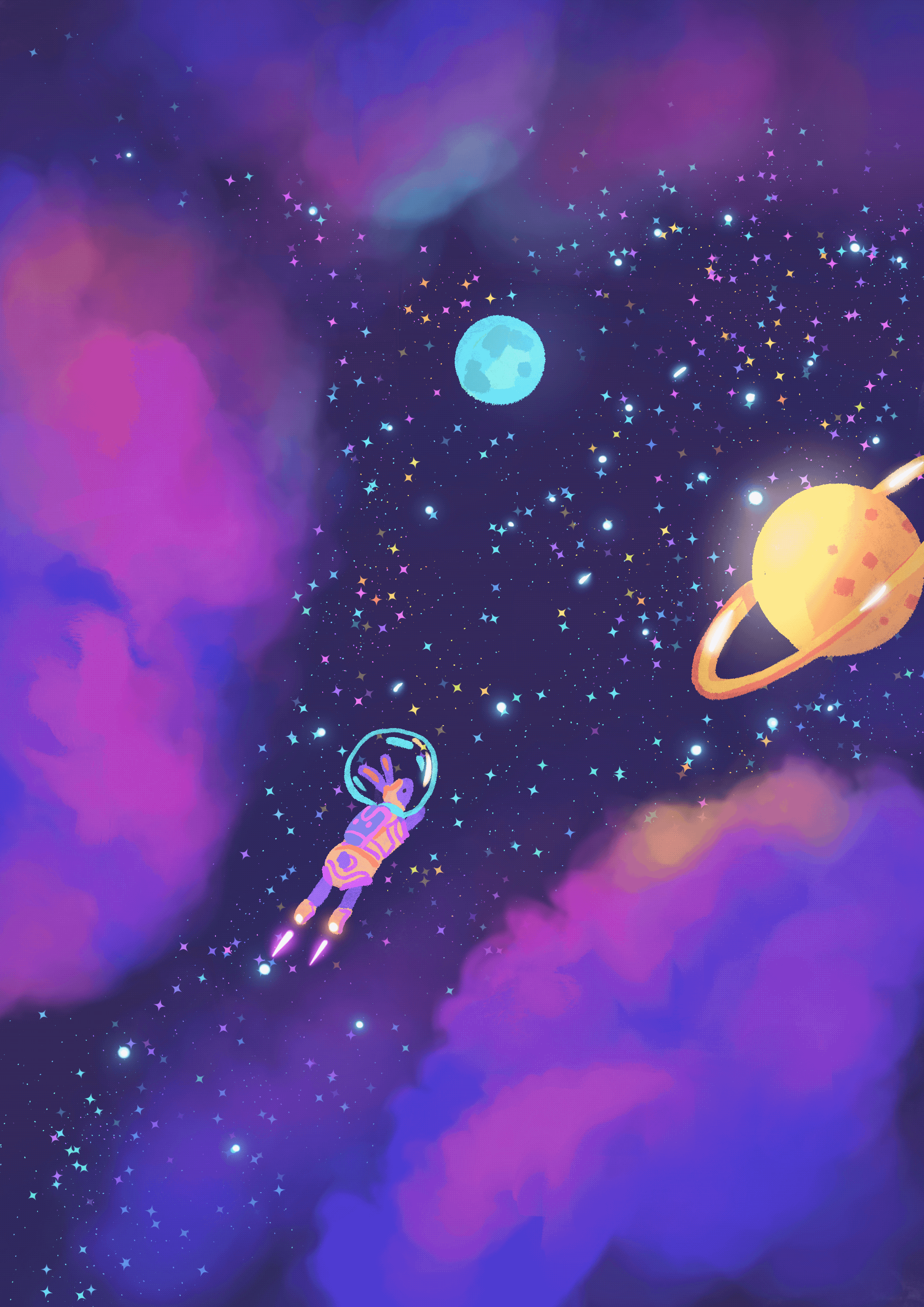 Posttoyou : Bunny inthe sky