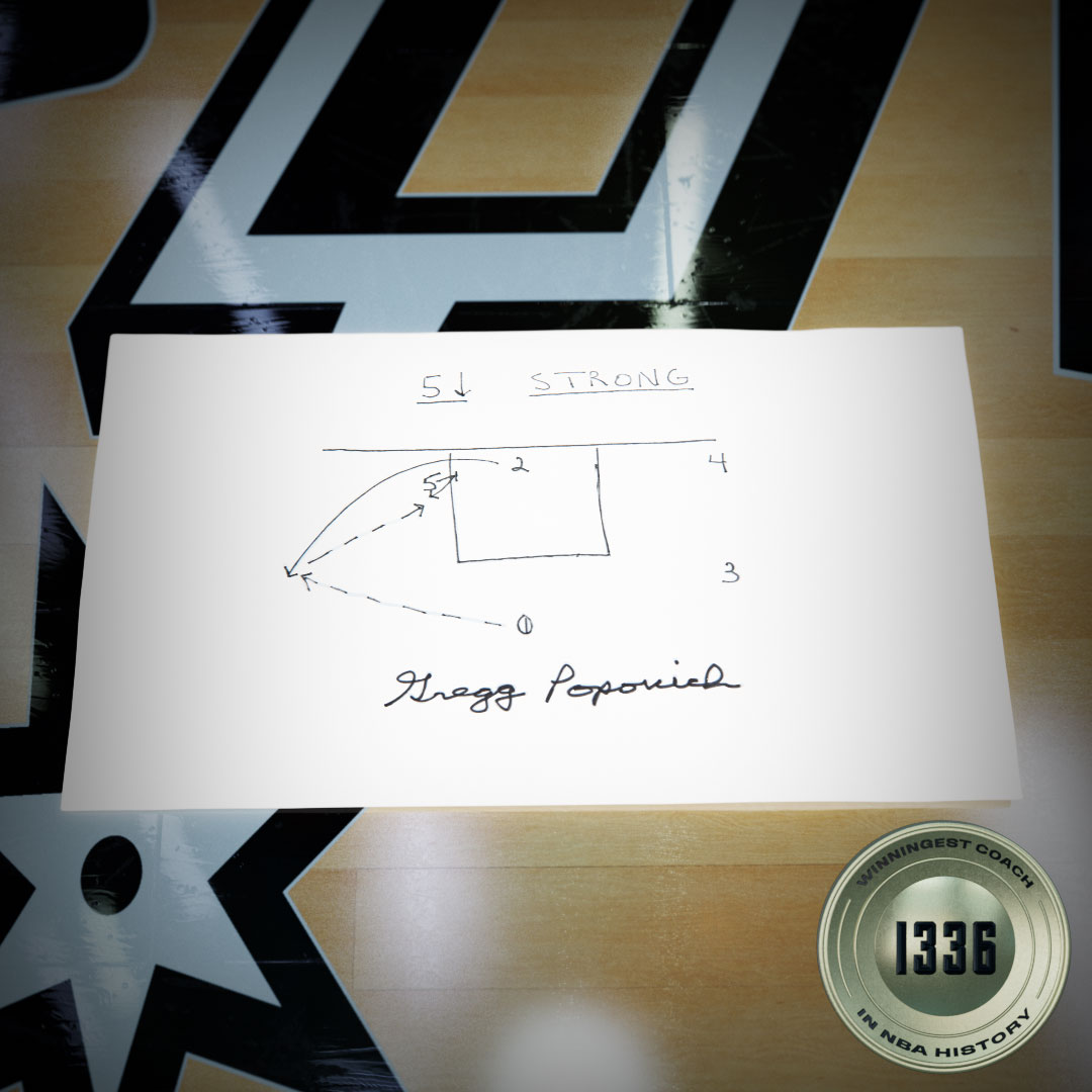 5 Down Strong x Throwback Spurs Wordmark (1/1)