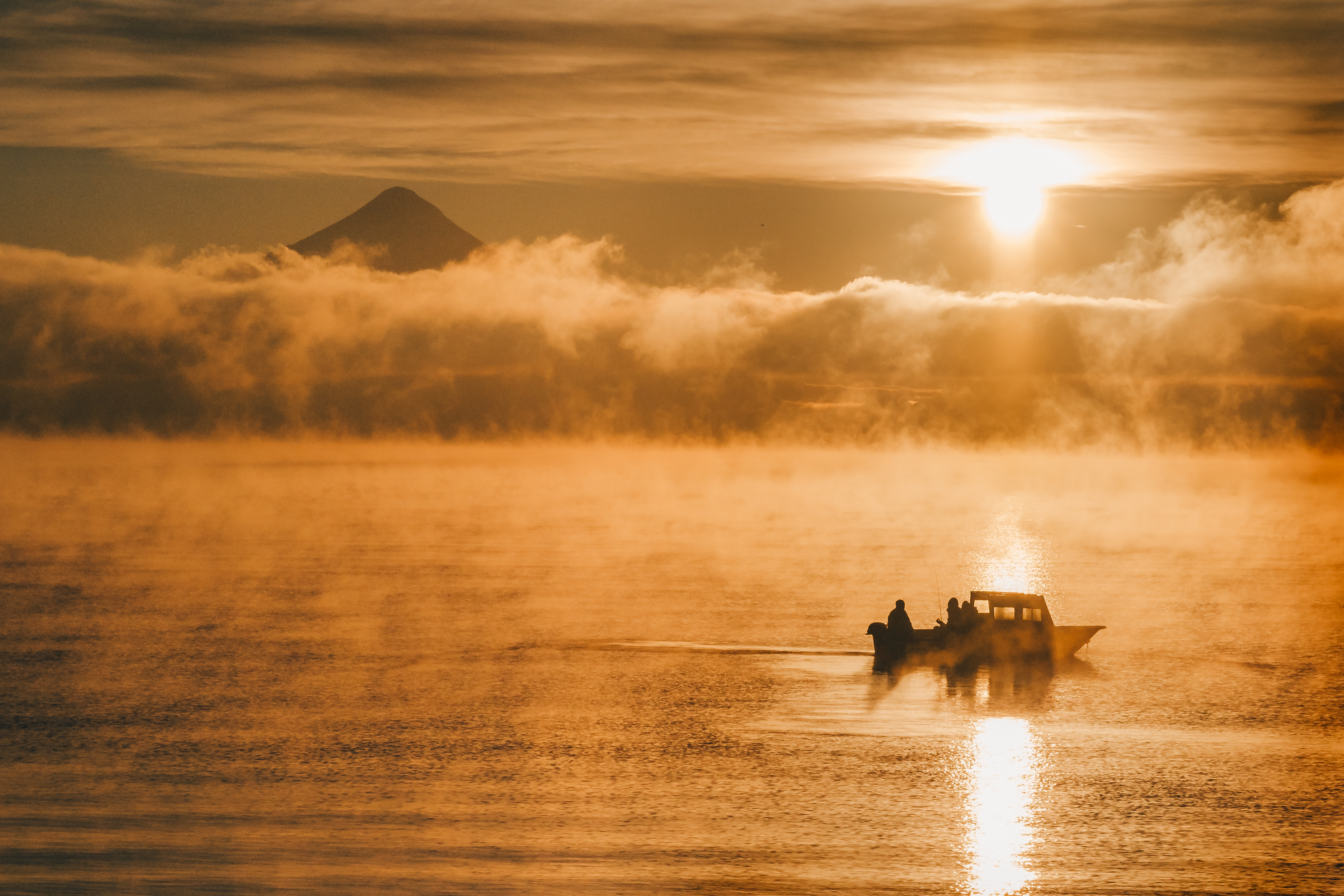Sunrise Over The Lake 
