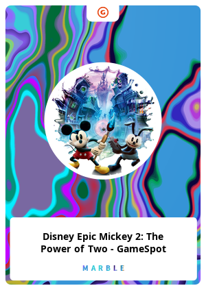 Disney Epic Mickey 2: The Power of Two - GameSpot