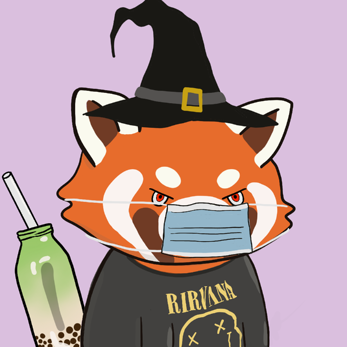 Okay Red Panda #7187