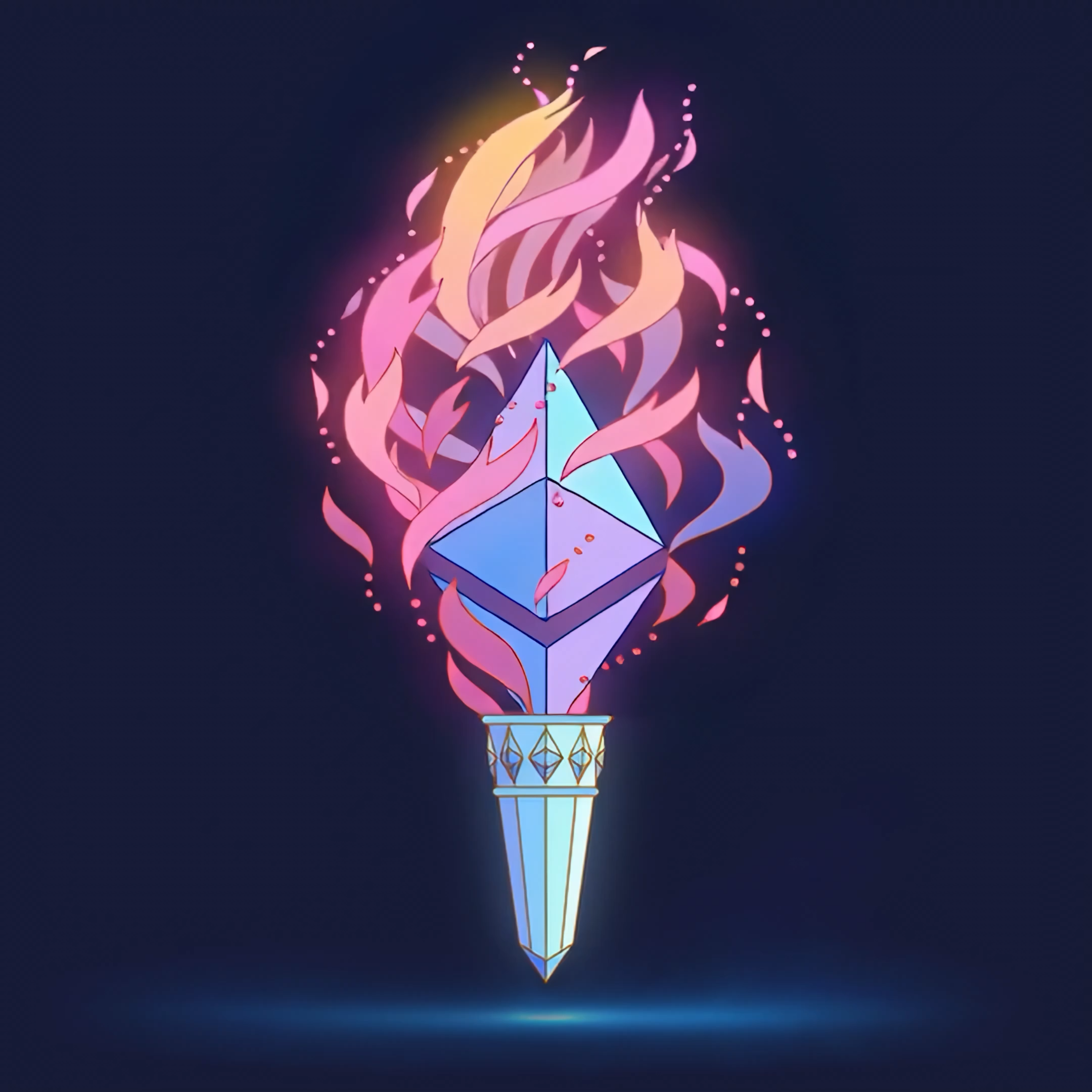 The 10 years of Ethereum torch
