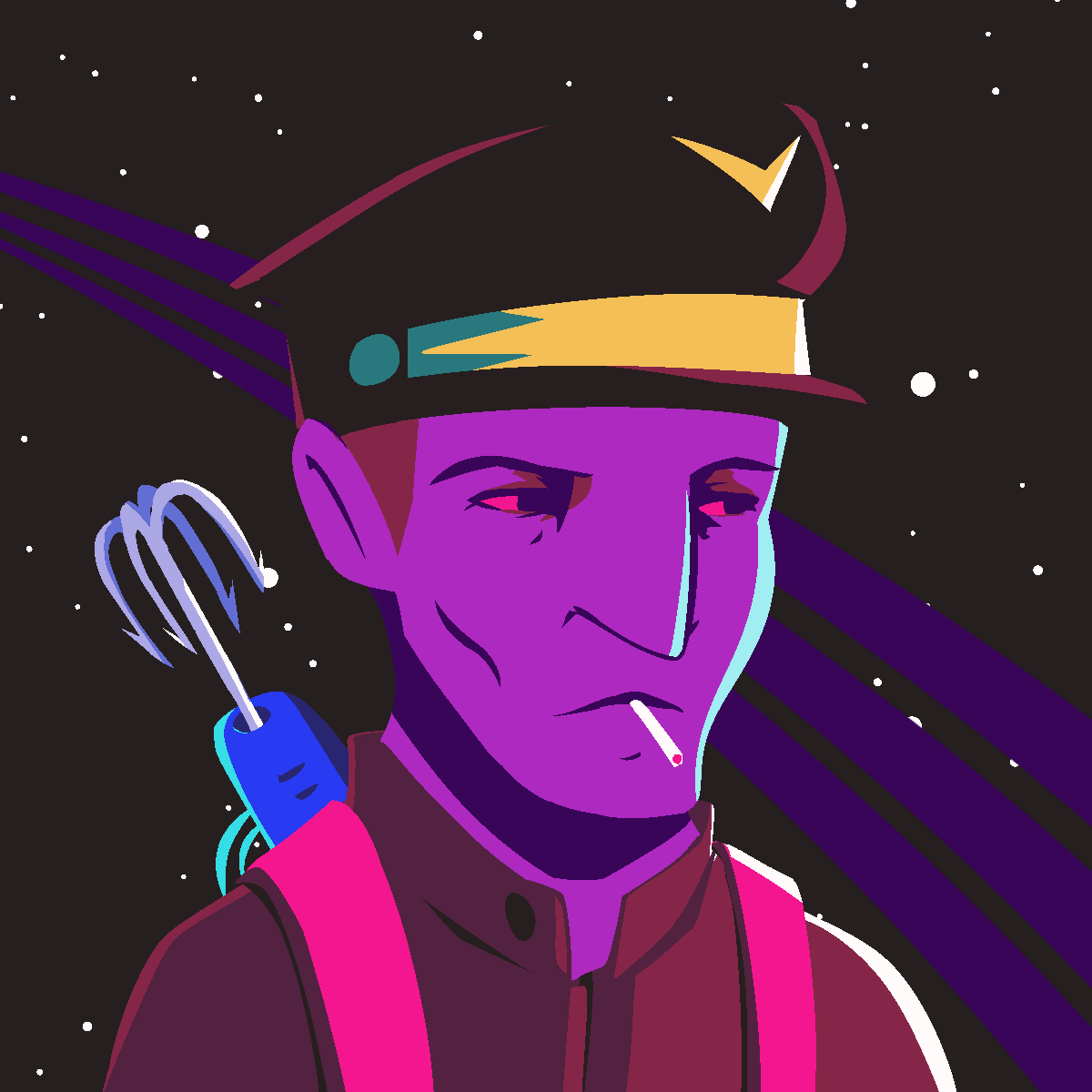 Space Pilot Hawk Gasper