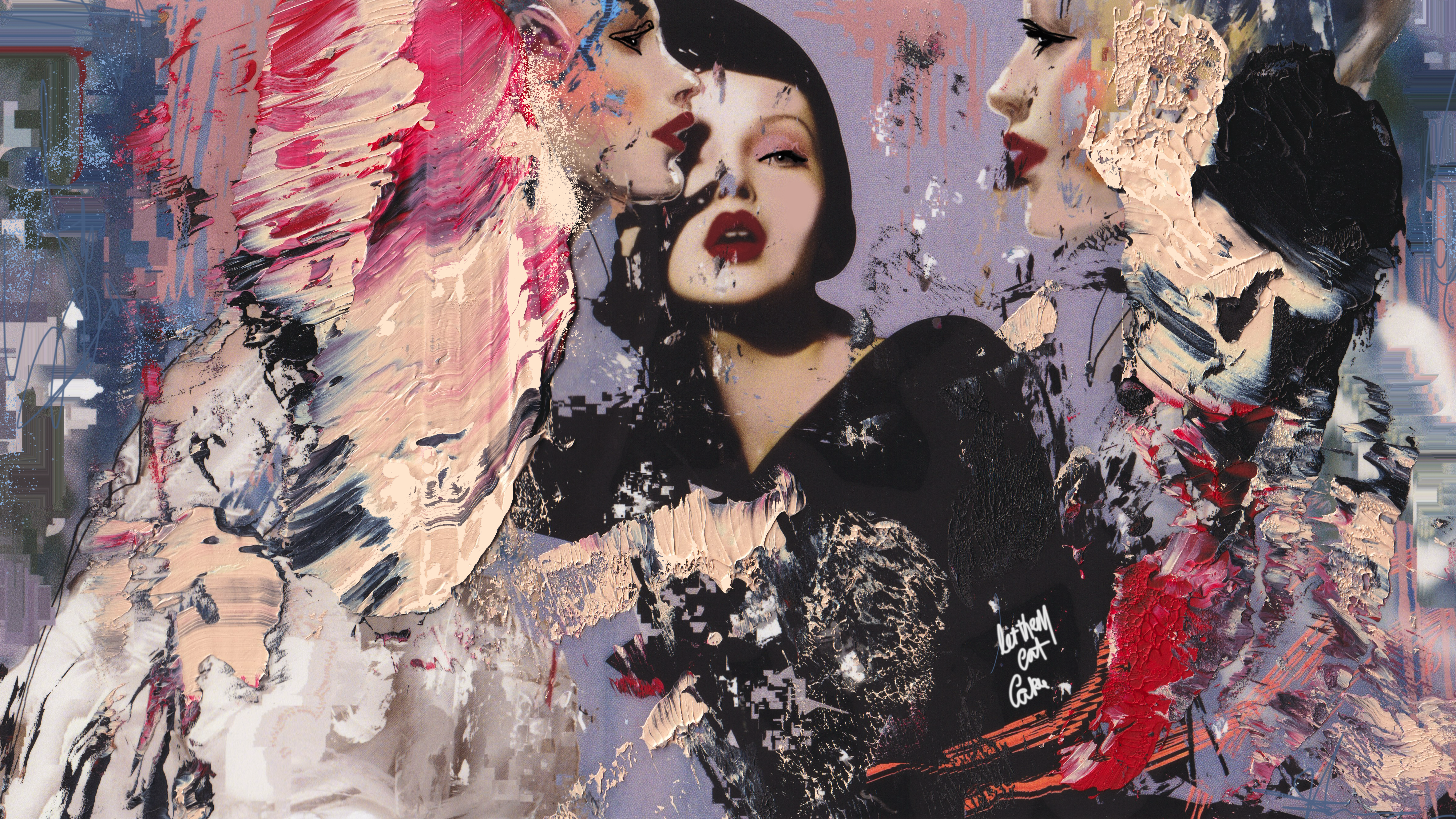 CAKE FIGHT — Miss AL Simpson, Scottish cryptoartist