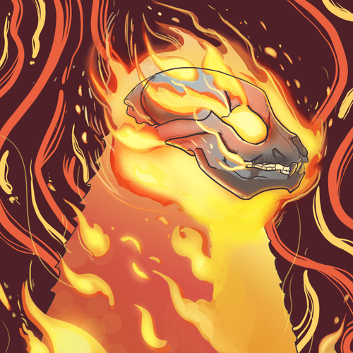 Ghost fire Bear
