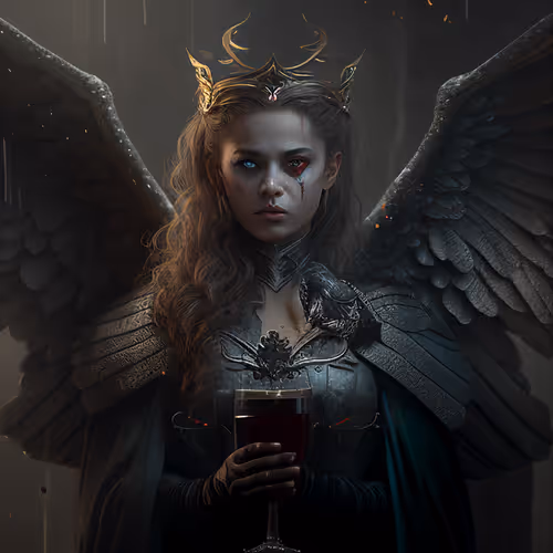 Dark Tarot Card #14: Temperance