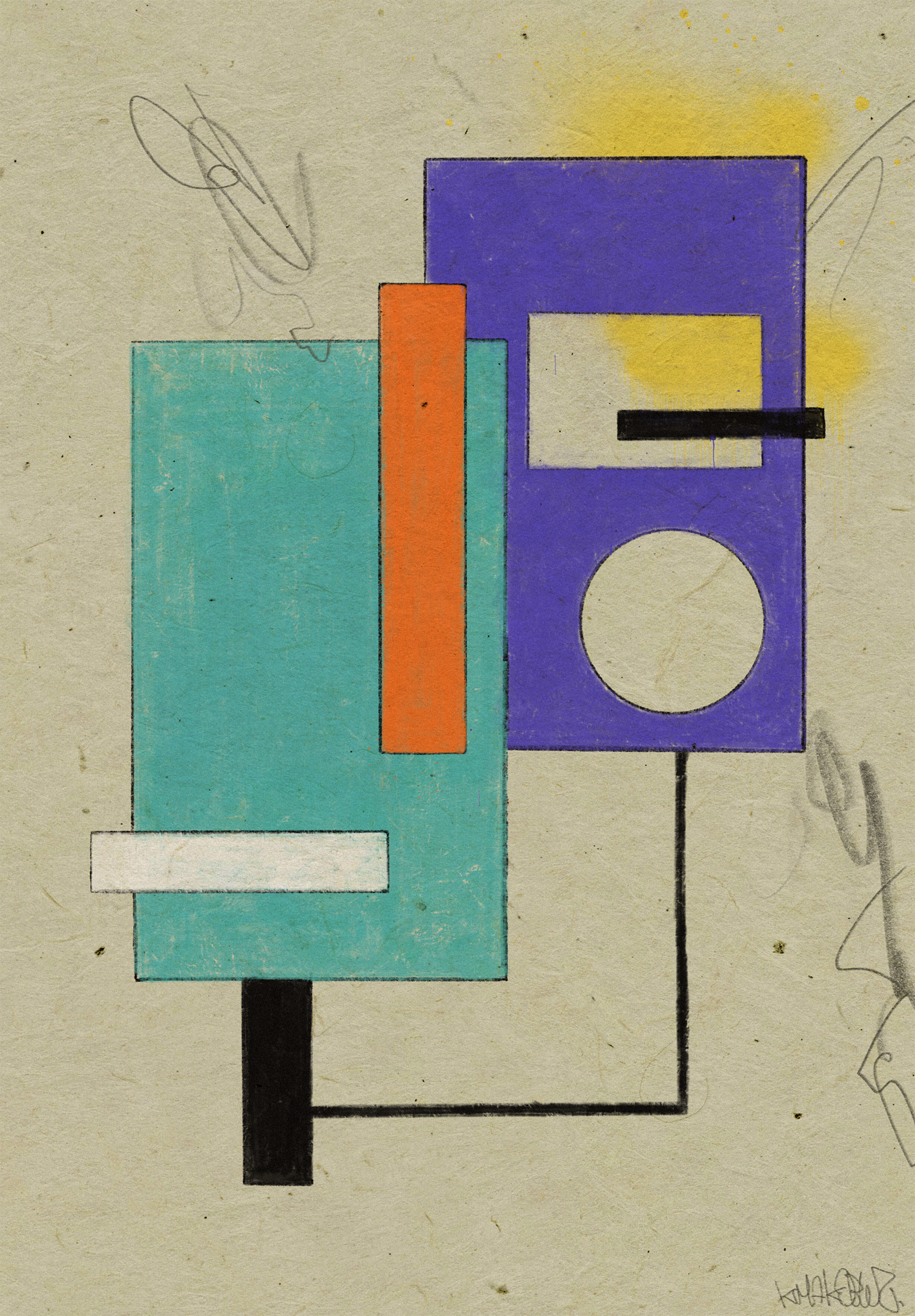 Color Painting (Non-Objective Composition)