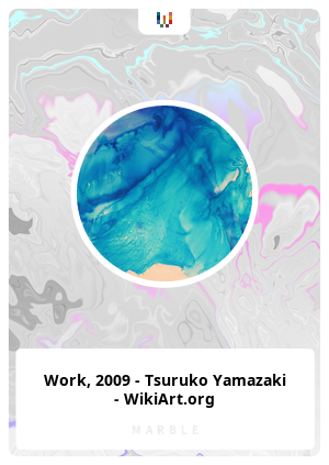 Work, 2009 - Tsuruko Yamazaki - WikiArt.org