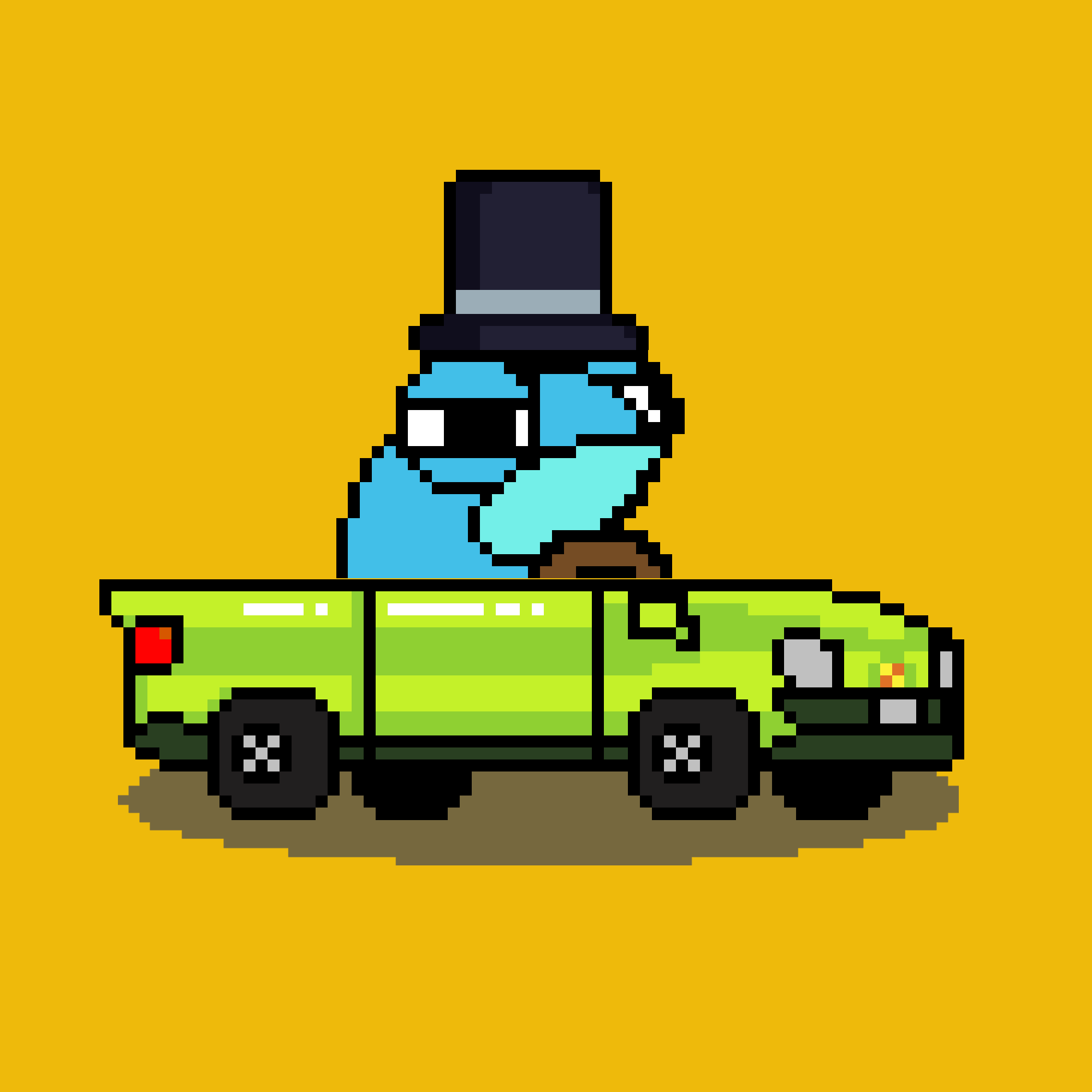 Pepe on a Car #218