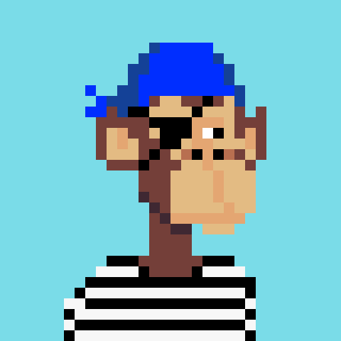 Pixelated Bored Ape 5080
