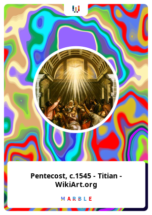 Pentecost, c.1545 - Titian - WikiArt.org