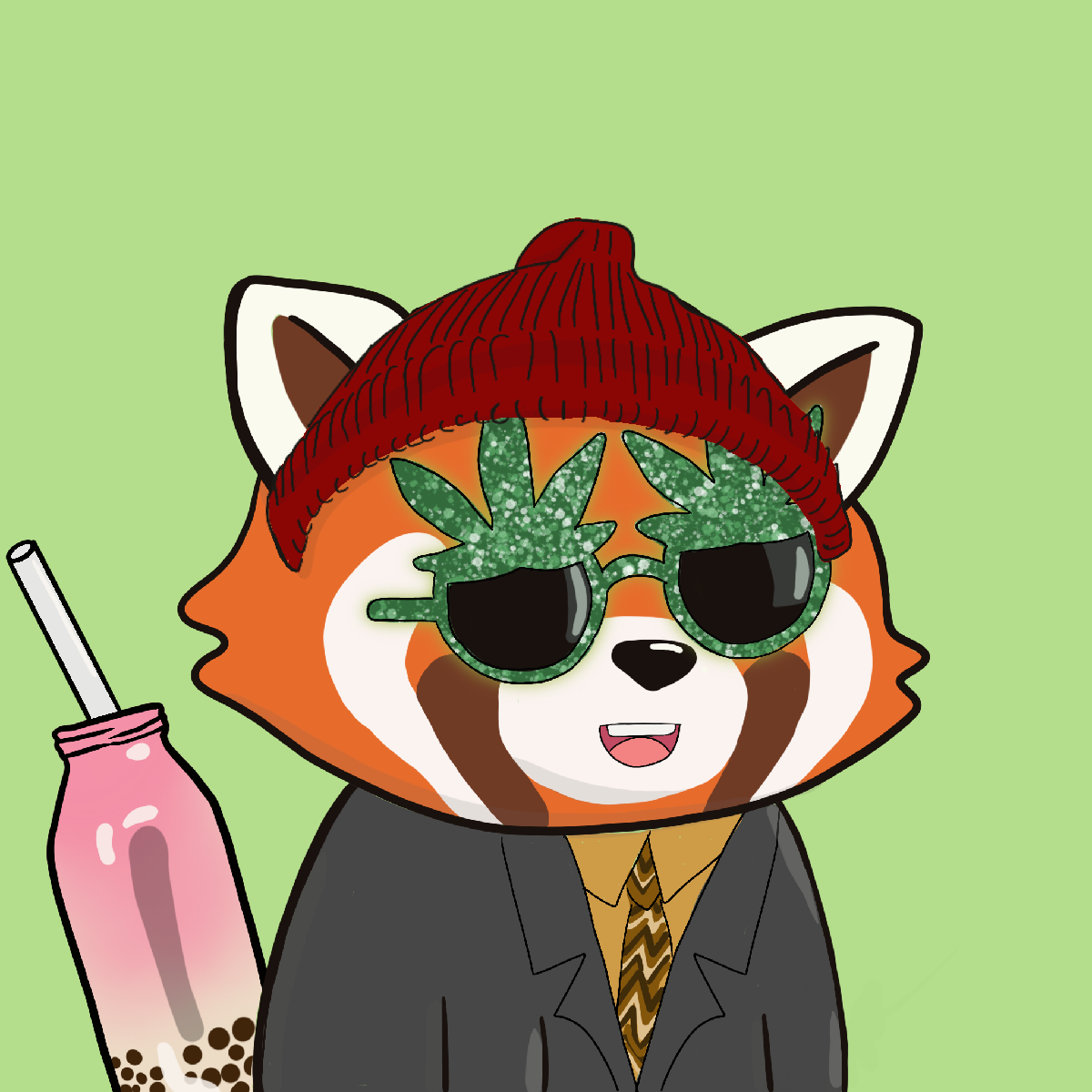 Okay Red Panda #6660