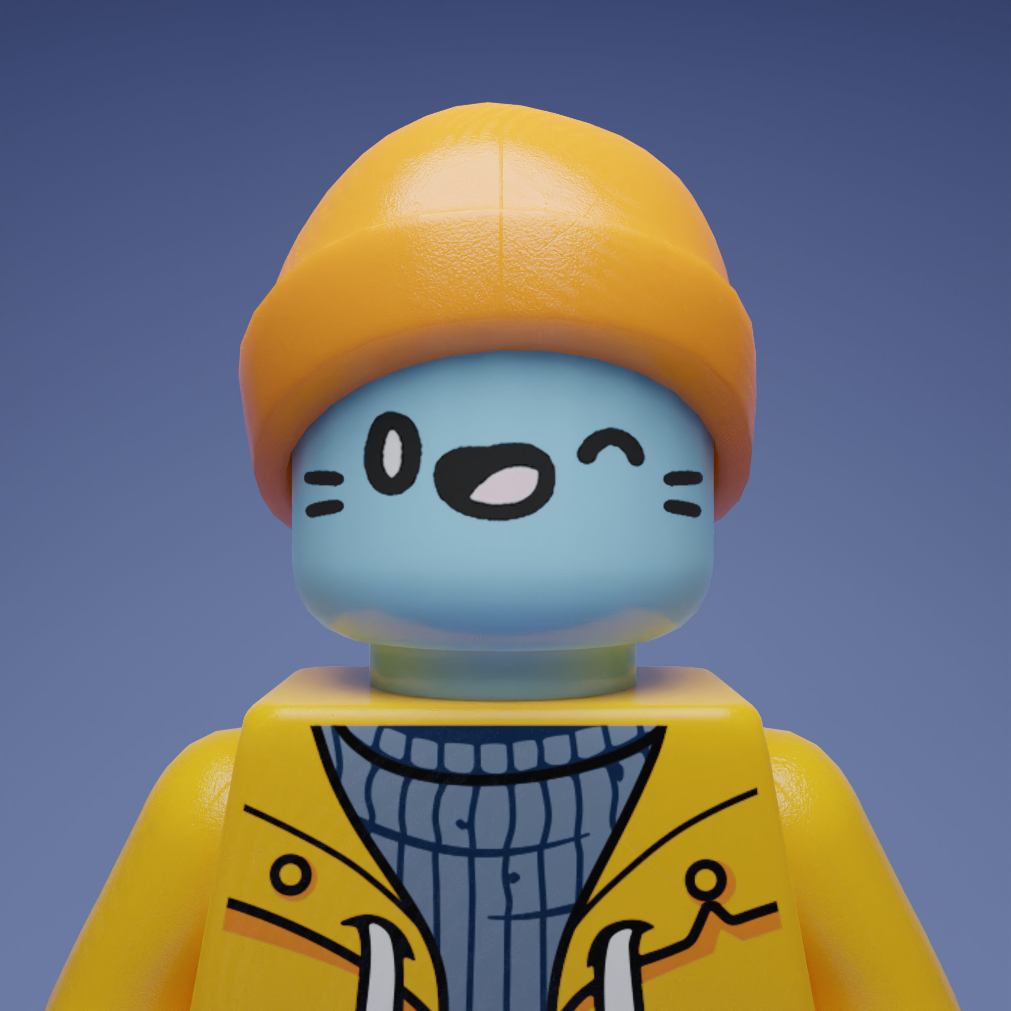 Cat Brick #4468