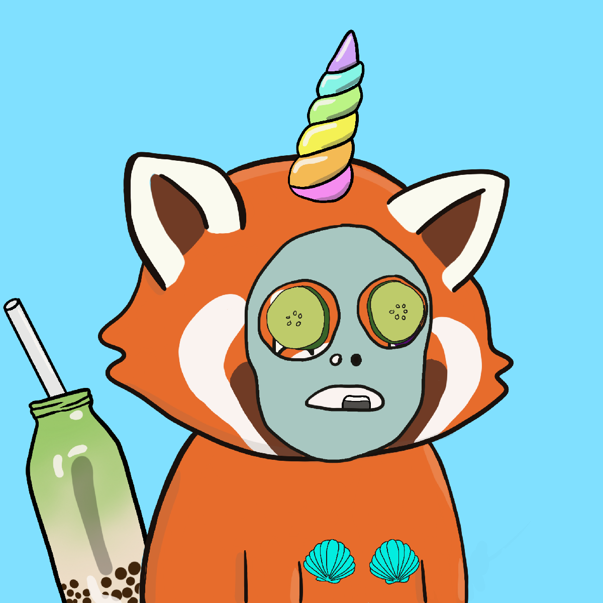 Okay Red Panda #7489
