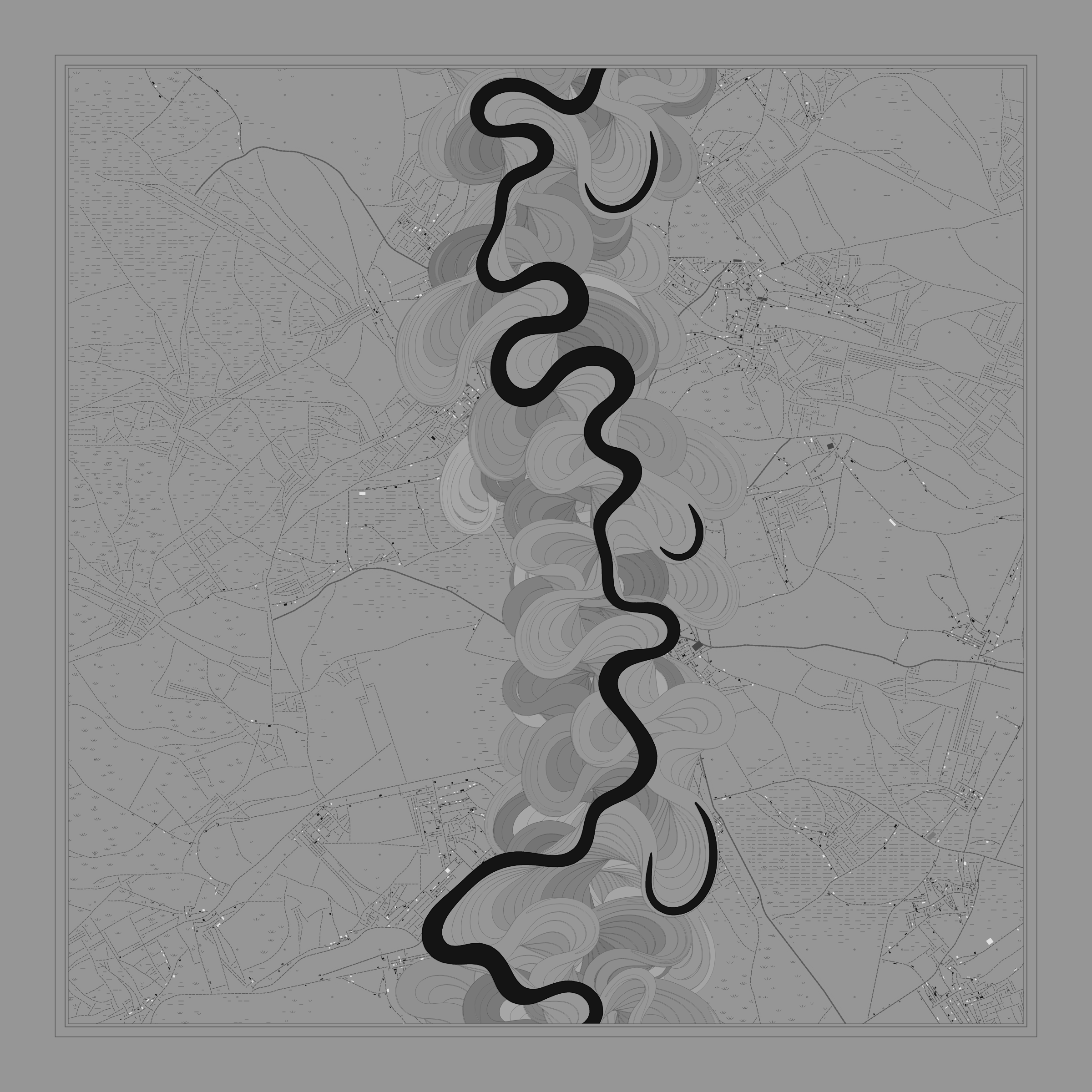 Ancient Courses of Fictional Rivers #845