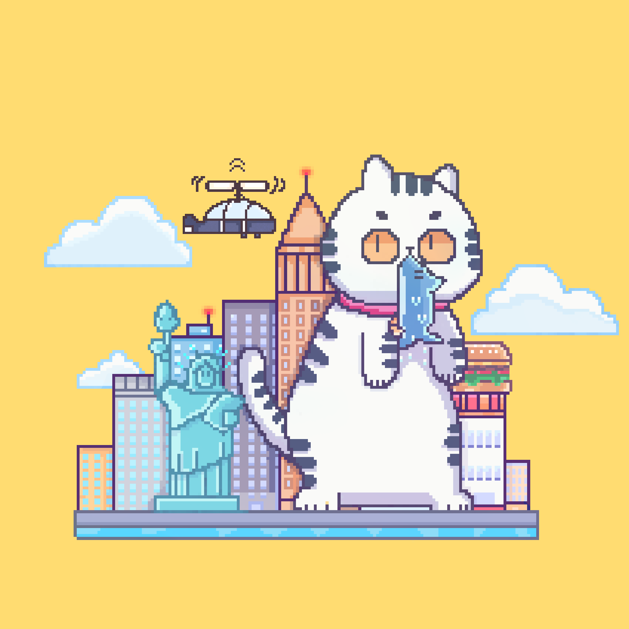 Meow invades America