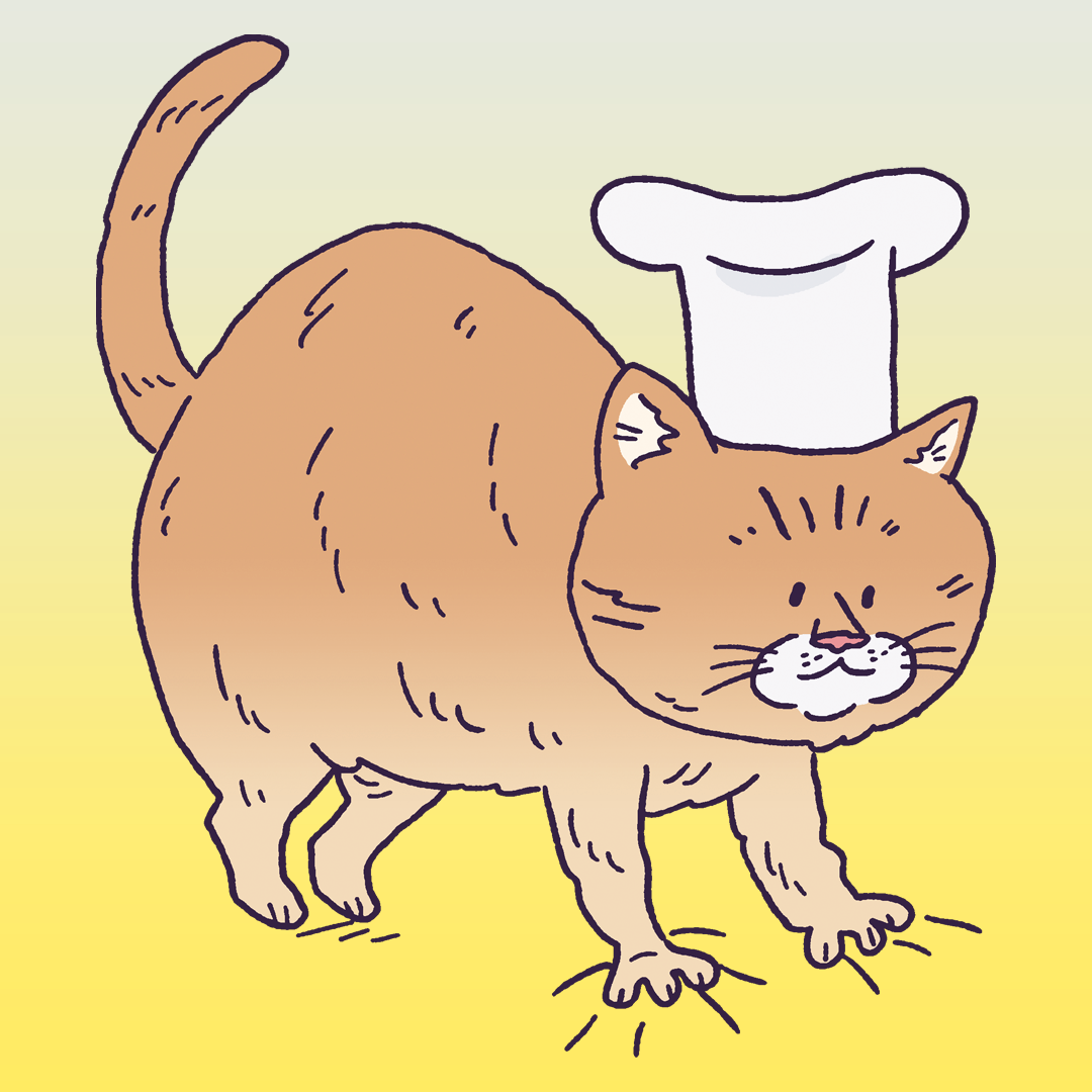 Kneading Cat #1085